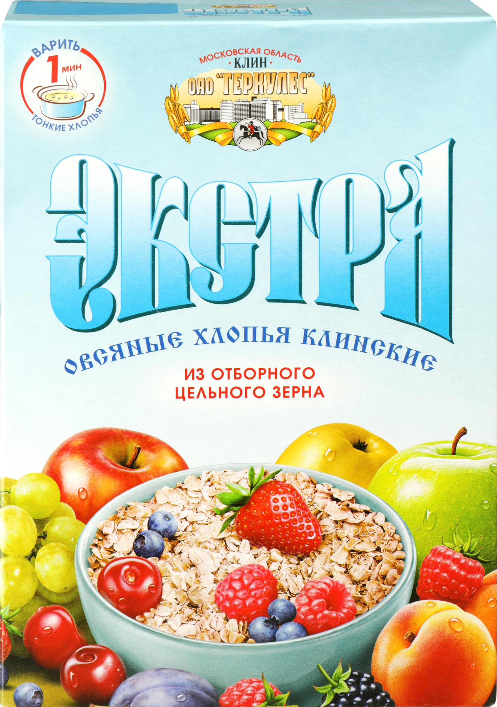 Изображение товара Хлопья овсяные КЛИНСКИЕ Экстра №3, 400г