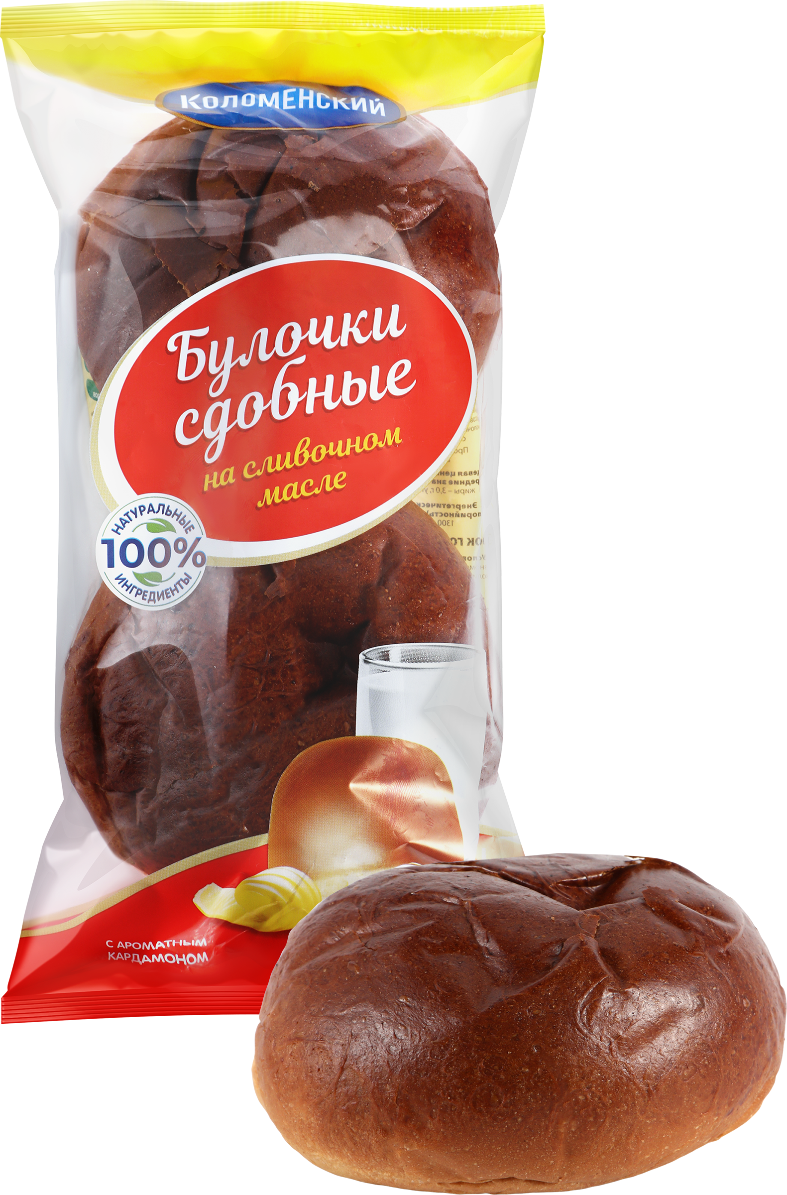 Изображение товара Булочки сдобные КОЛОМЕНСКОЕ, 2х100г