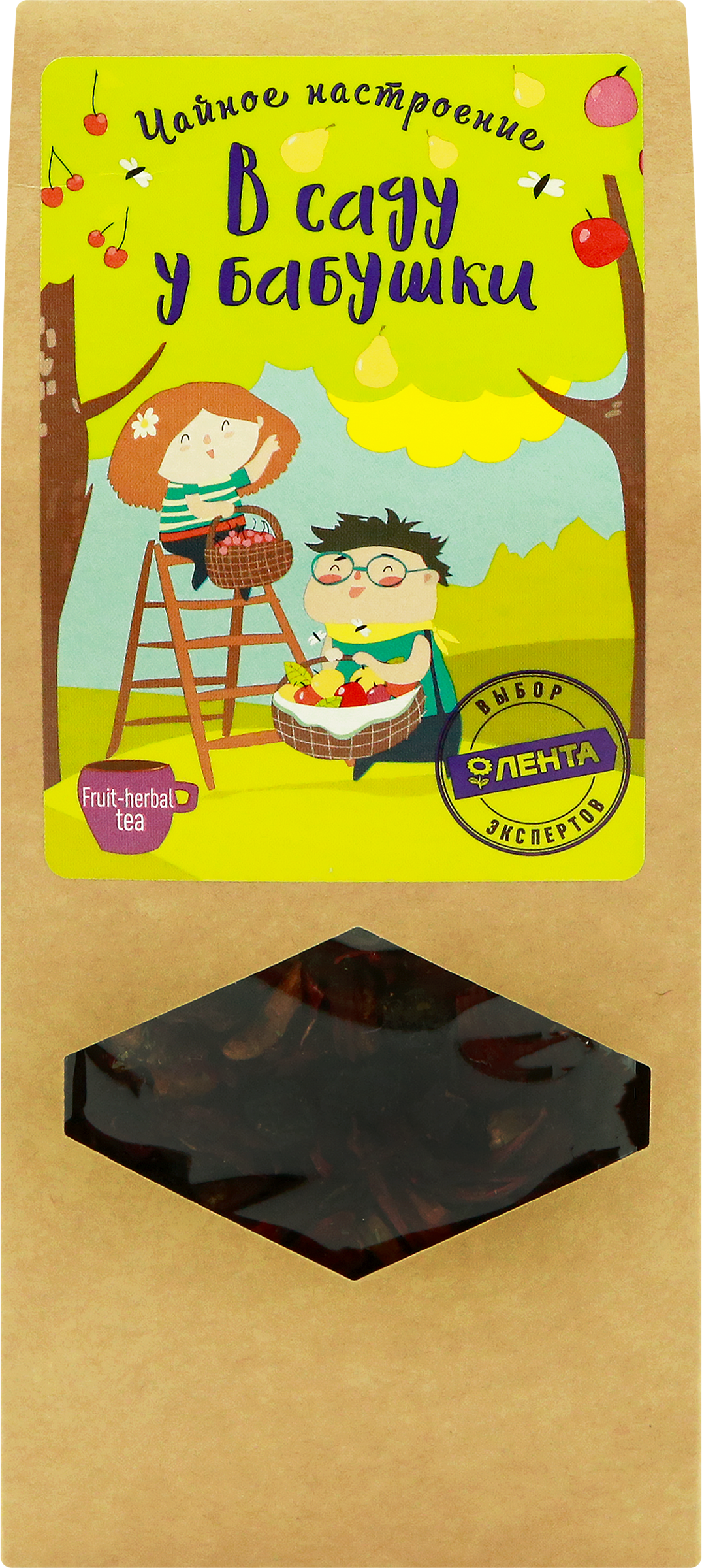 Изображение товара Чай фруктово-ягодный ЧАЙНОЕ НАСТРОЕНИЕ В саду у бабушки листовой, 70г