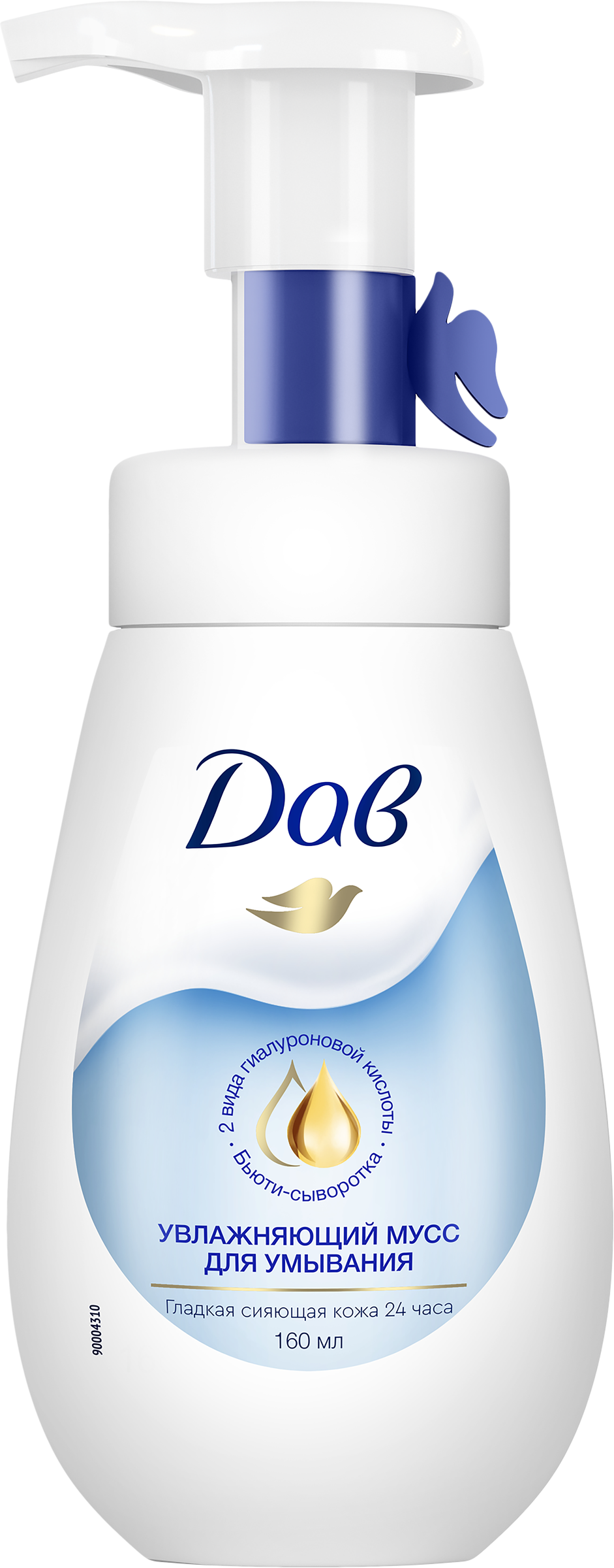 Изображение товара Мусс для умывания ДАВ Увлажняющий 160мл для нормальной и комбинированной кожи, мягкое очищение и ув