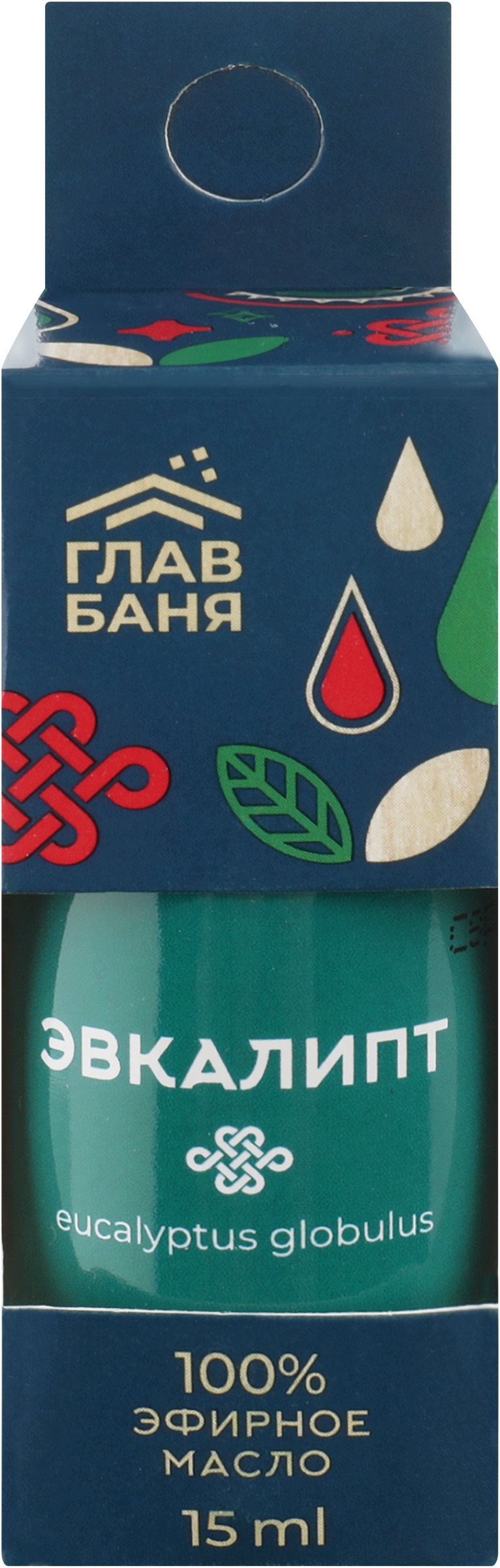 Изображение товара Масло эфирное ГЛАВБАНЯ Эвкалипт 17 мл натуральное для бани и сауны