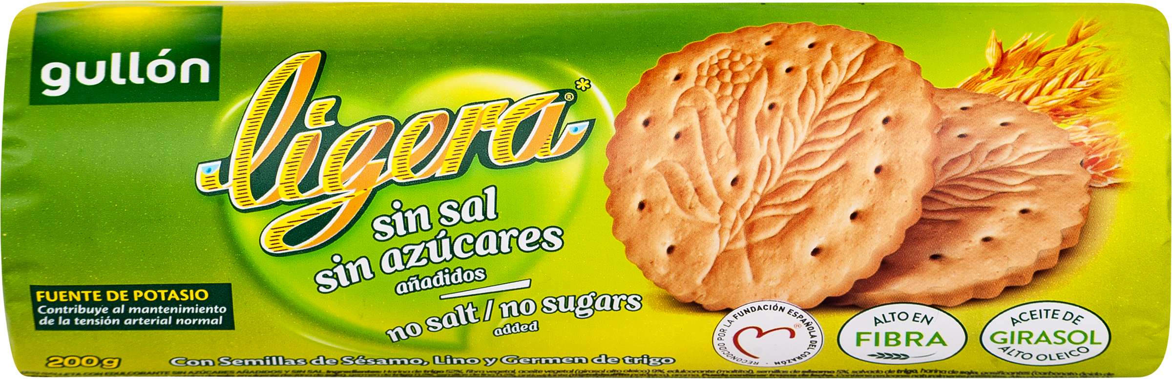 Изображение товара Печенье GULLON Мария лигера, без соли, без сахара, 200г