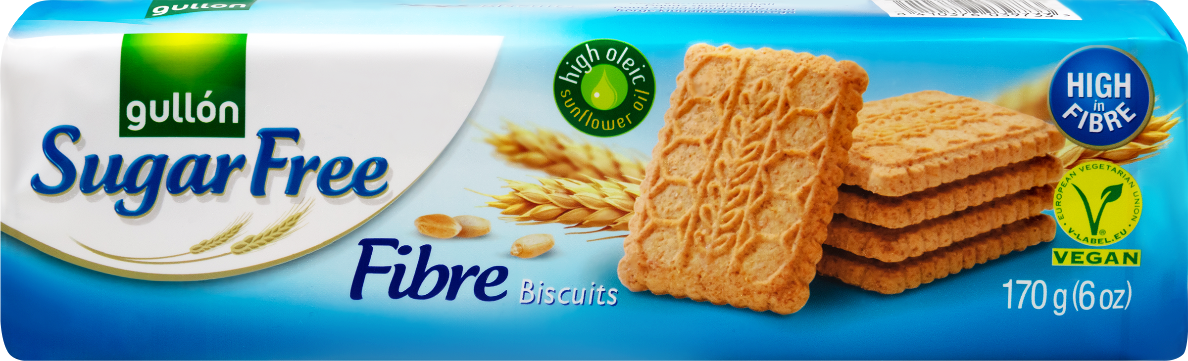 Изображение товара Печенье GULLON Fibra, без сахара, 170г