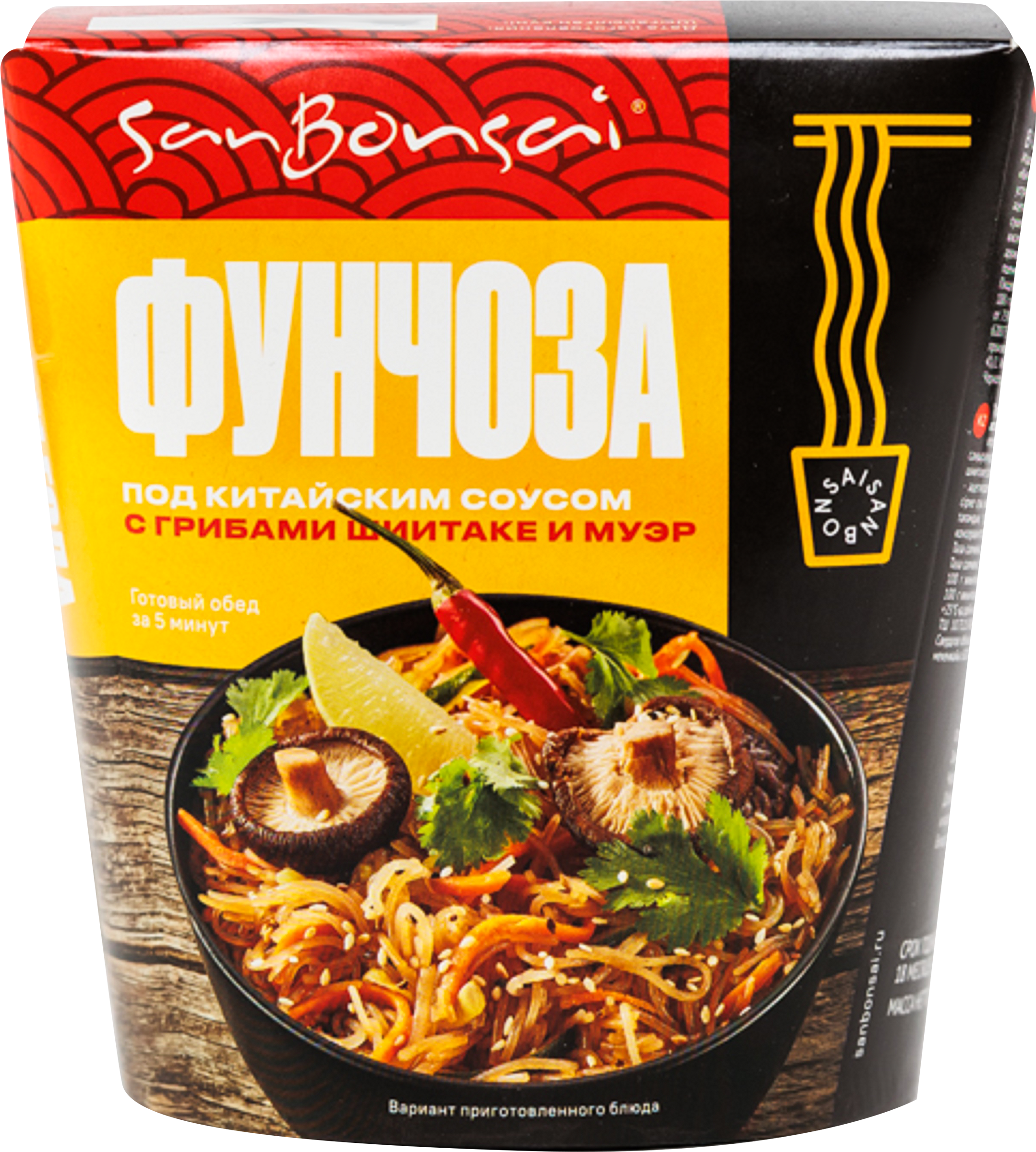 Изображение товара Вермишель SANBONSAI Фунчоза под китайским соусом, 120г