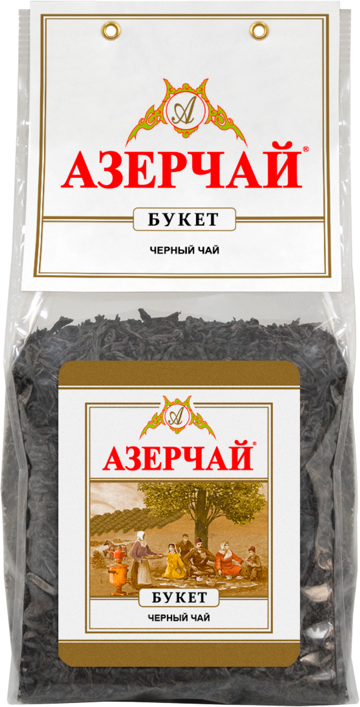 Изображение товара Чай черный АЗЕРЧАЙ Букет байховый листовой 400г Россия