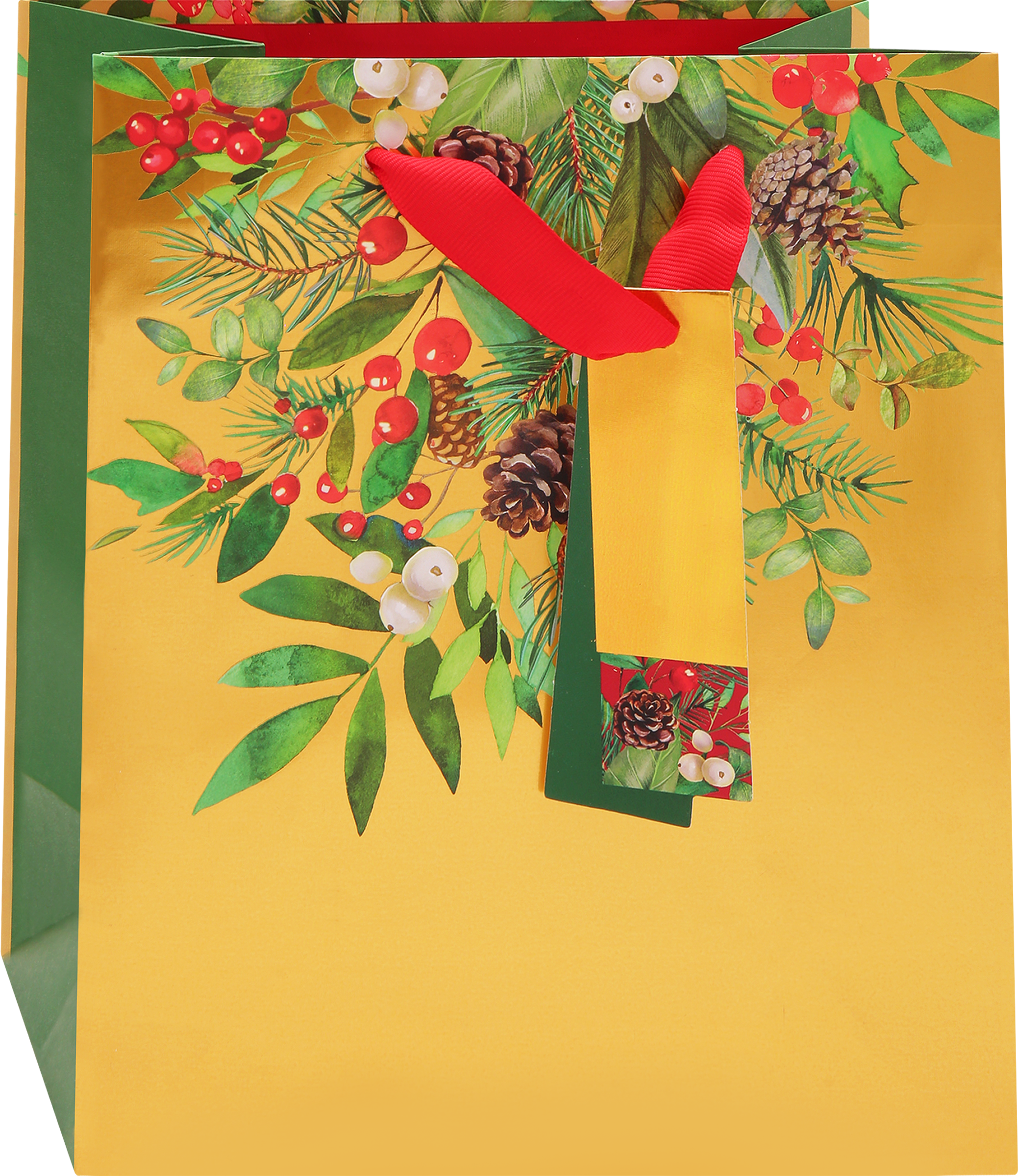 Изображение товара Подарочный пакет АРТ ДИЗАЙН Новый Год Премиум 18х22,3см для украшения подарков