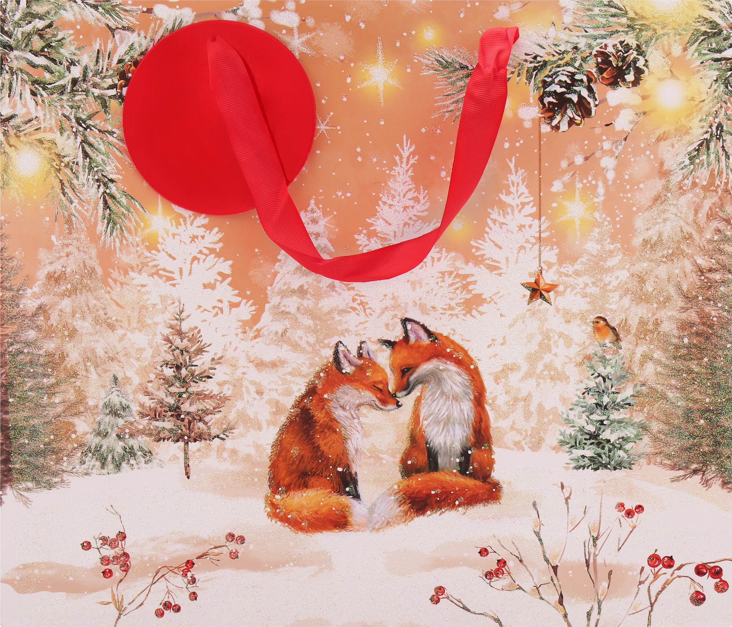 Изображение товара Подарочный пакет АРТ ДИЗАЙН Новый Год Премиум 36х32х12см для оформления подарков