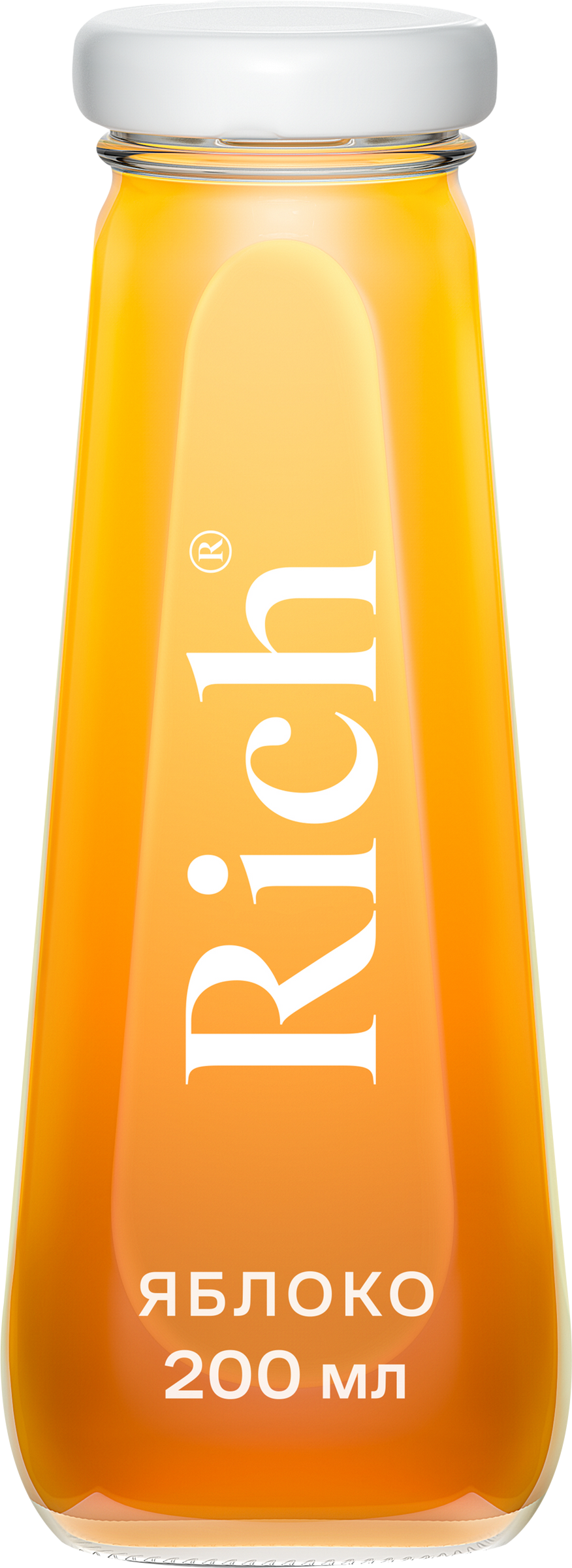 Изображение товара Натуральный яблочный сок RICH 0.2л без добавленного сахара