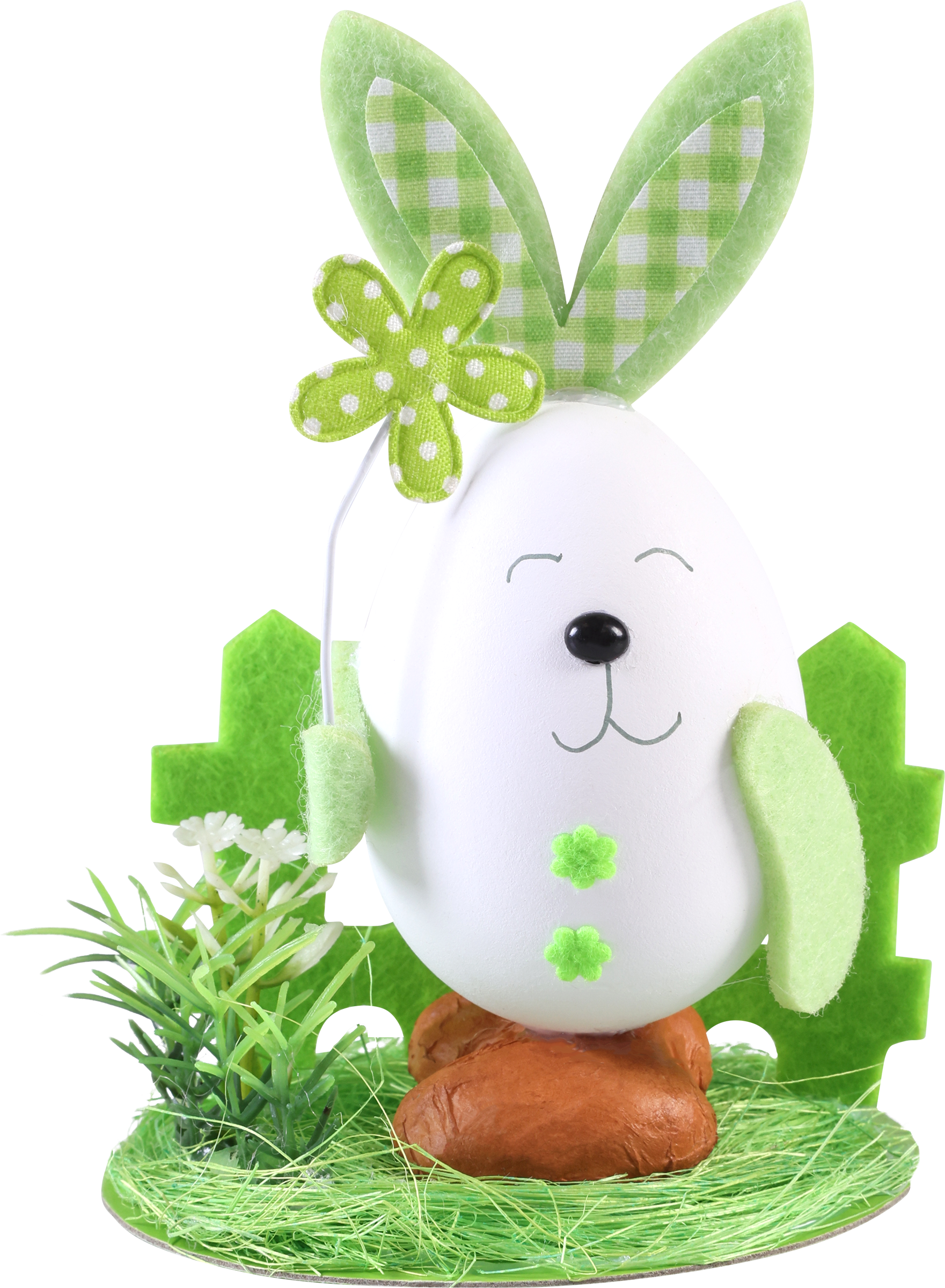 Изображение товара Сувенир Зайчик на лужайке - декоративный пасхальный сувенир в ассортименте