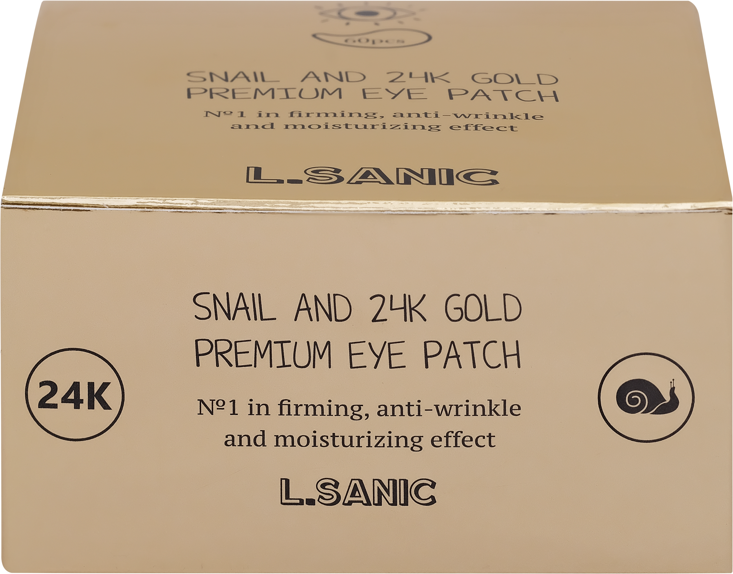 Изображение товара Патчи для области под глазами L.SANIC с муцином улитки и золотом 84г