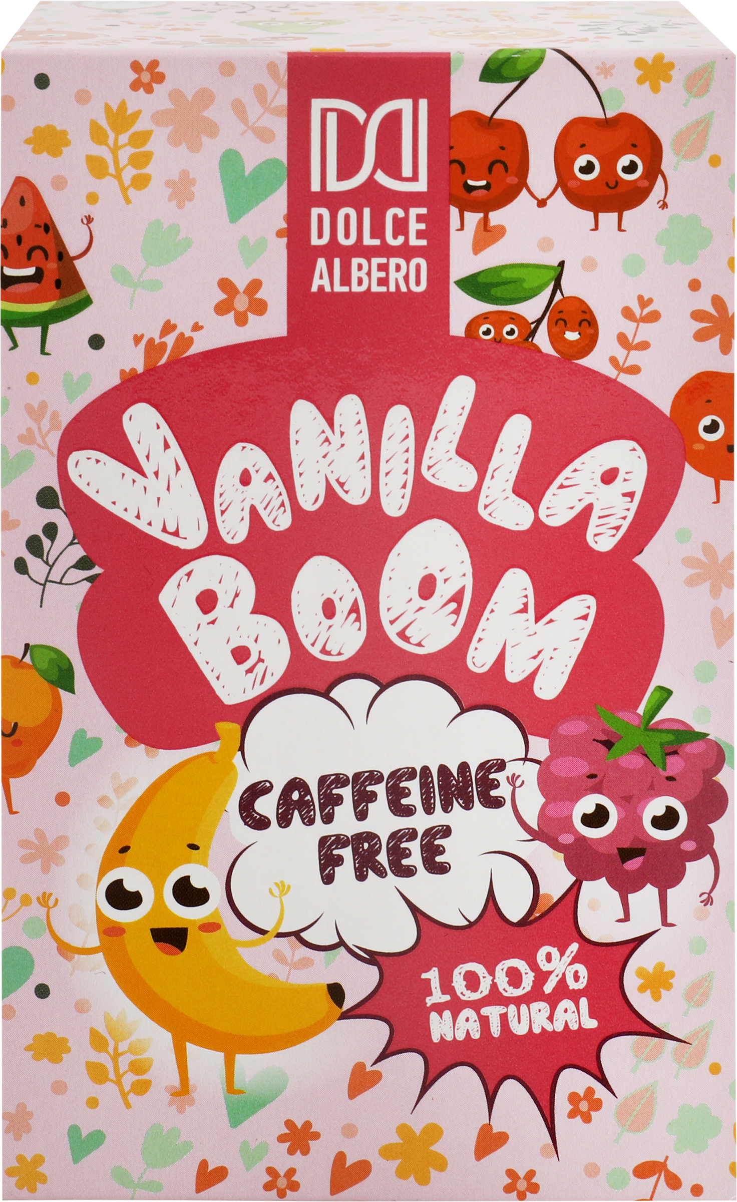 Изображение товара Напиток чайный травяной DOLCE ALBERO Vanilla Boom, 20пак