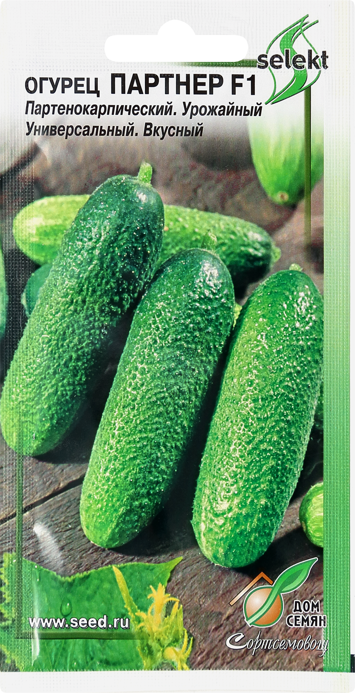 Изображение товара Семена ДОМ СЕМЯН Огурец Партнер F1, 0,3г