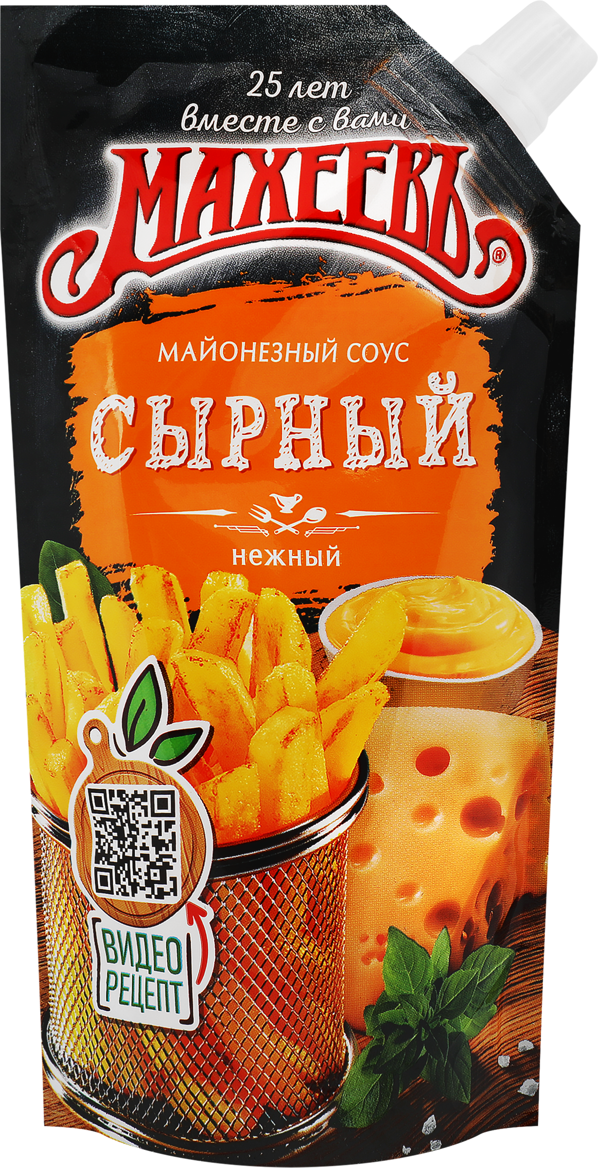 Изображение товара Соус майонезный МАХЕЕВЪ Сырный 50,5%, 200мл