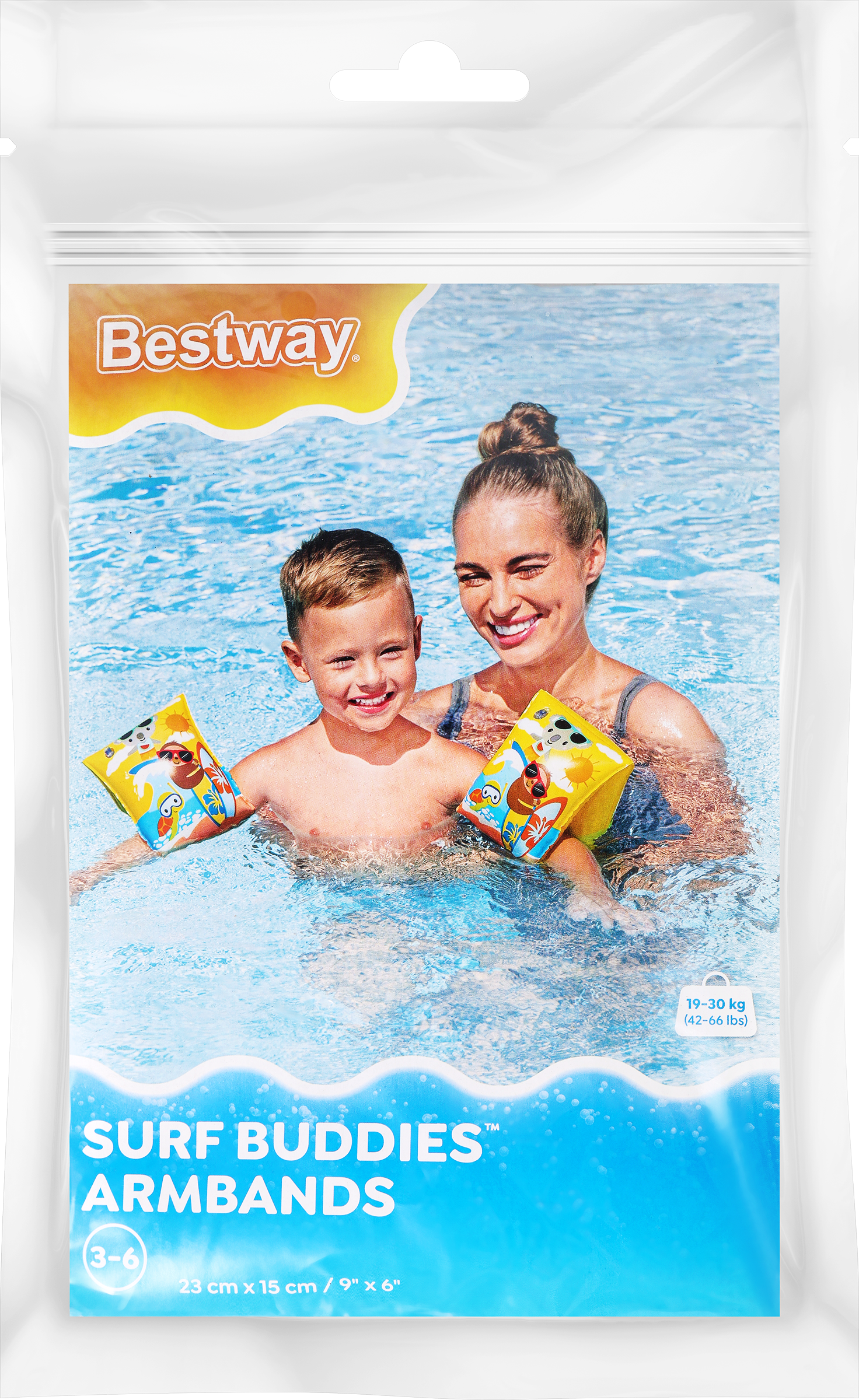 Изображение товара Нарукавники надувные для плавания BESTWAY Фрукты 23х15см, Арт. 32042