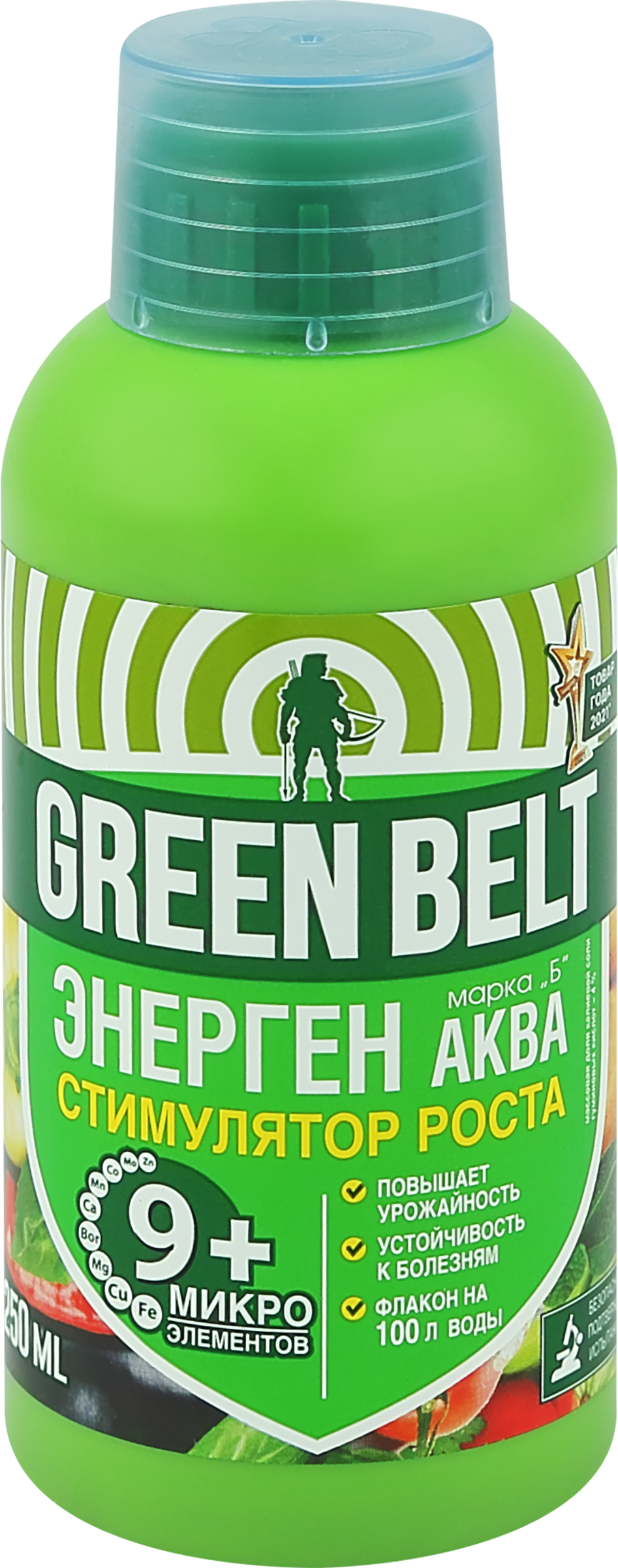 Изображение товара Стимулятор роста ГРИН БЭЛТ Энерген Аква, универсальное, с микроэлементами, Арт. 01-438, 250мл