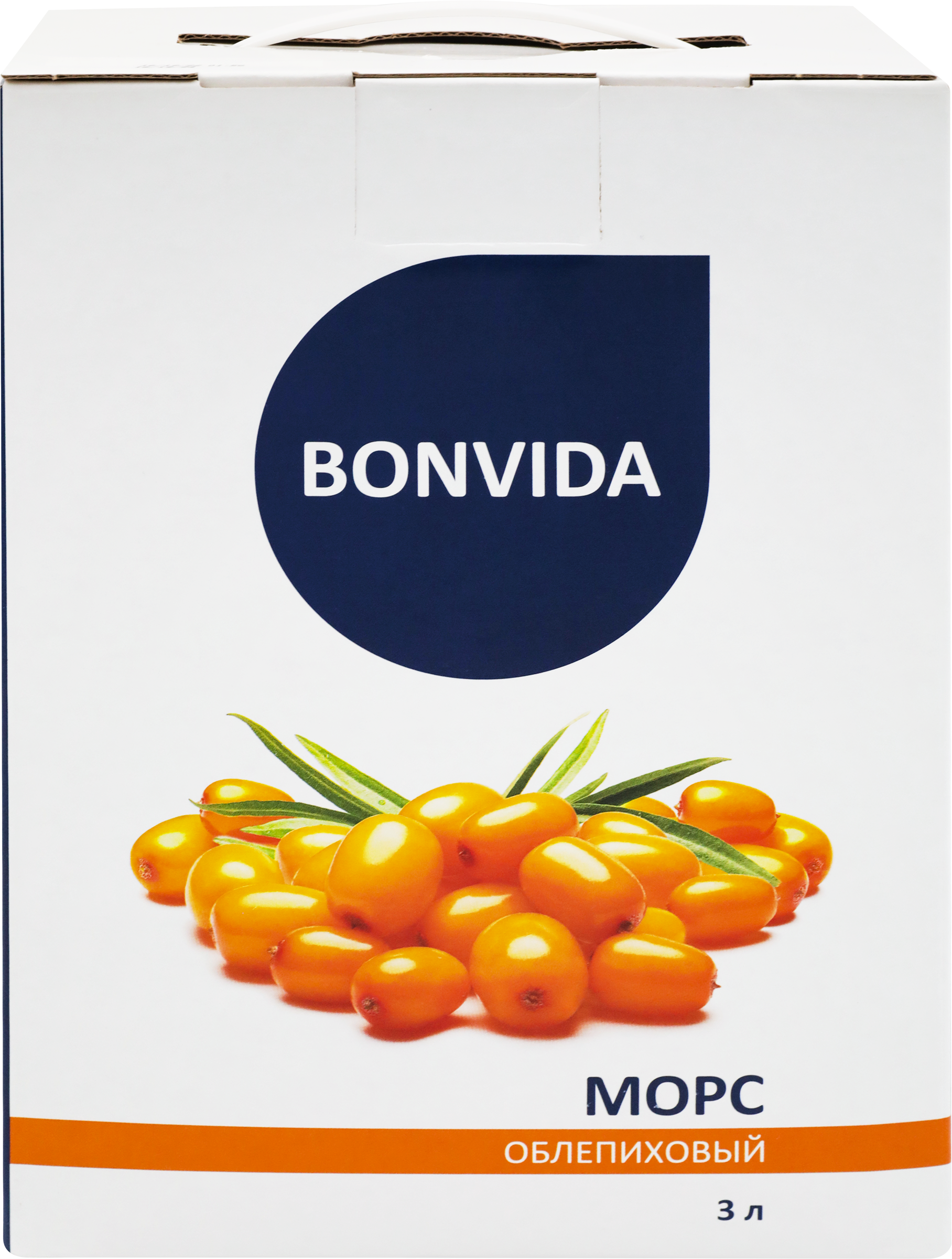 Изображение товара Морс BONVIDA Облепиховый 3л натуральный ягодный напиток
