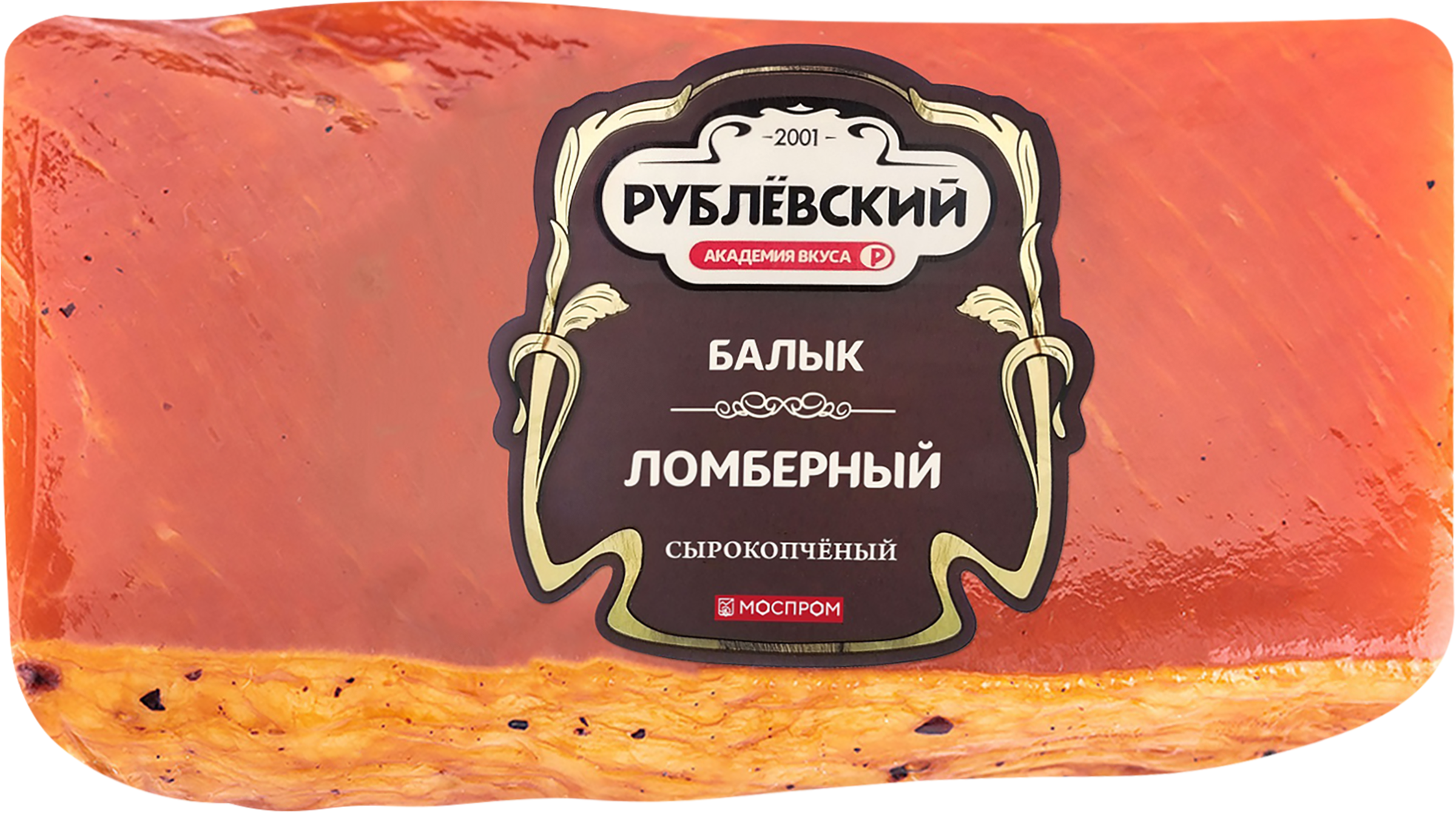Изображение товара Балык сырокопченый РУБЛЁВСКИЙ Ломберный 200г натуральный деликатес