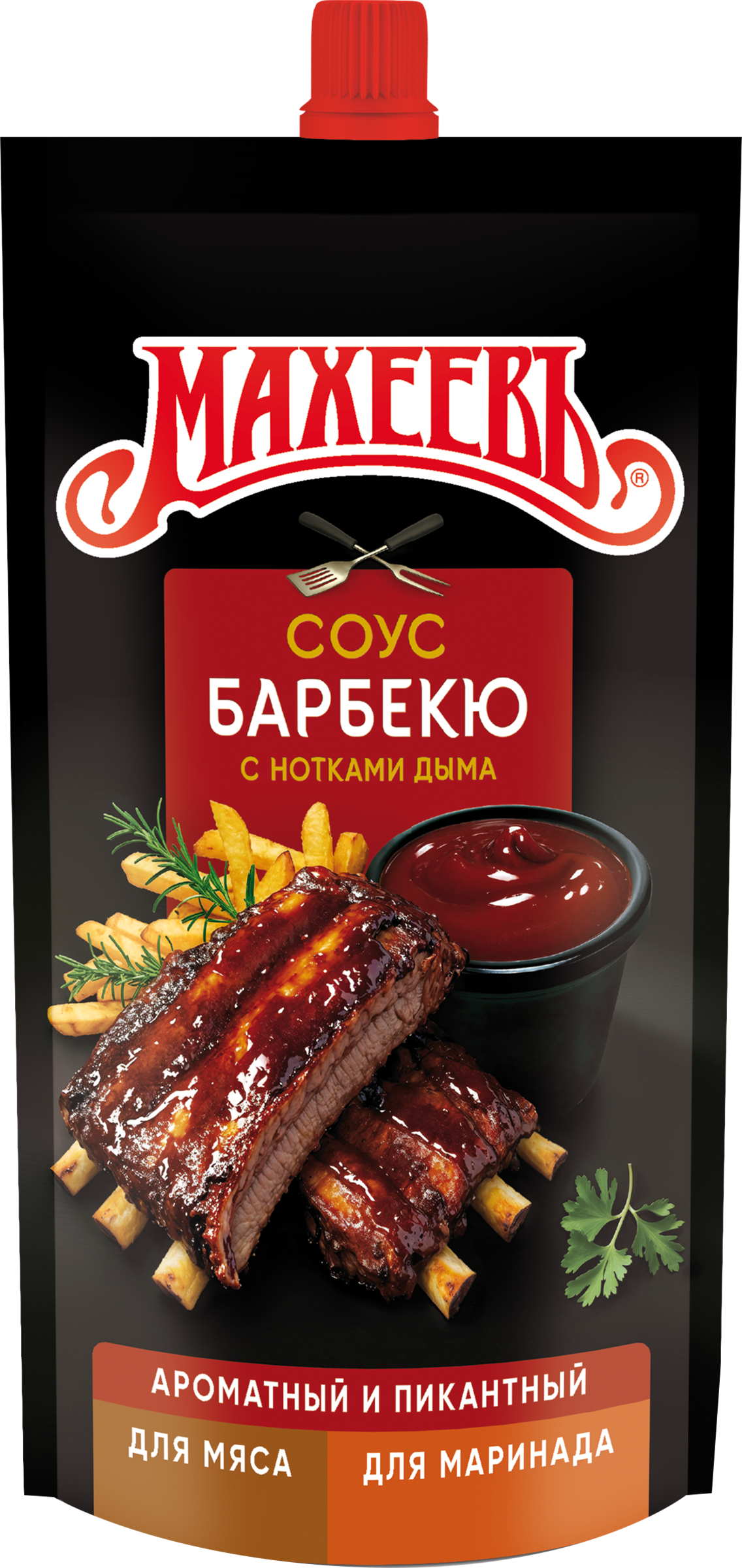 Изображение товара Соус МАХЕЕВЪ Барбекю 230г для шашлыка, мяса и стейков