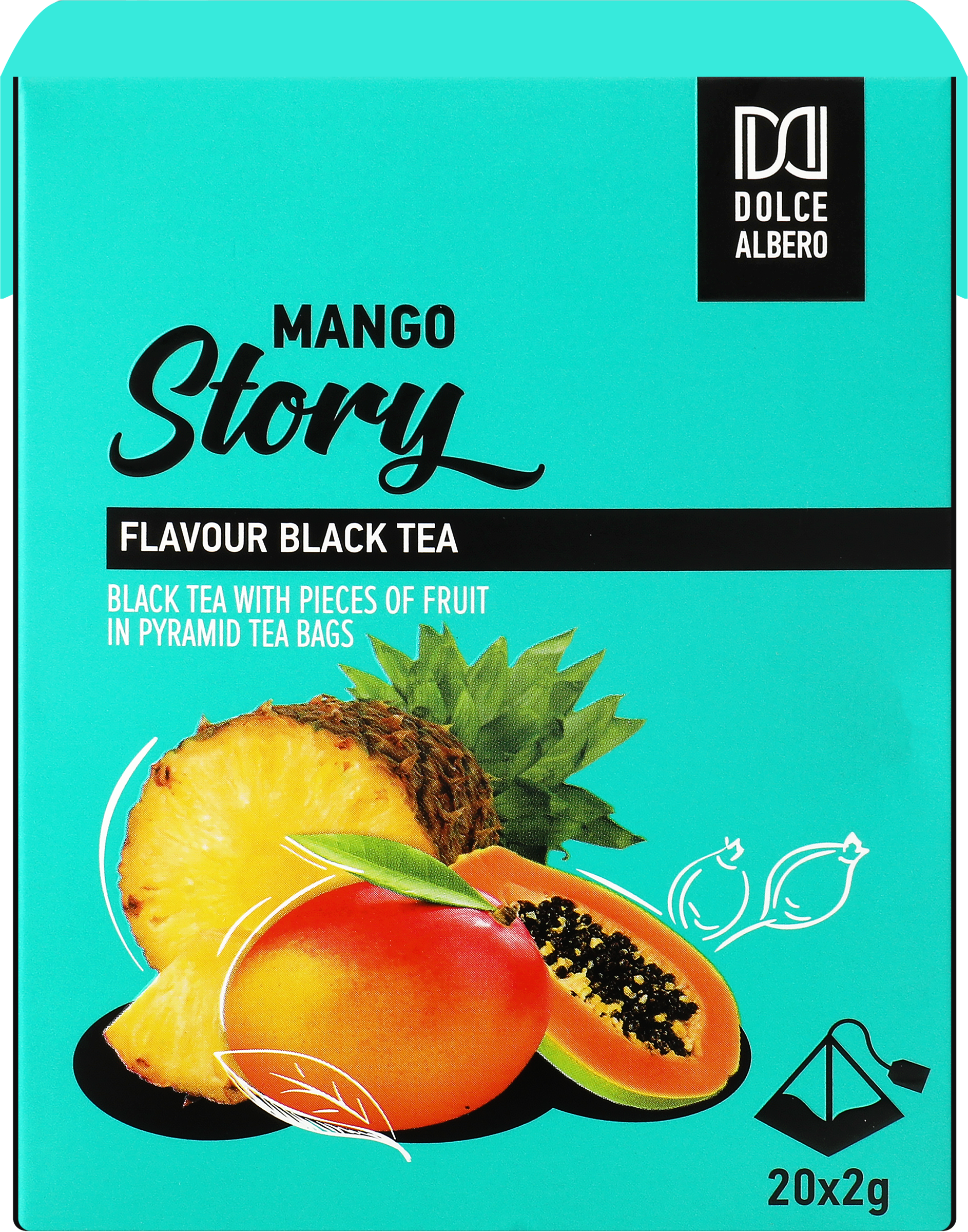 Изображение товара Чай черный DOLCE ALBERO Mango story, 20пир