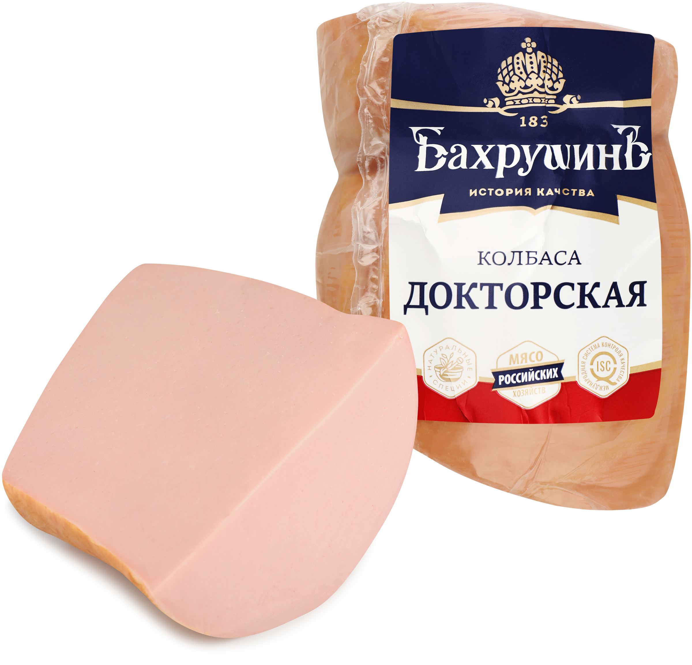 Изображение товара Колбаса вареная БАХРУШИНЪ Докторская весовая класса А