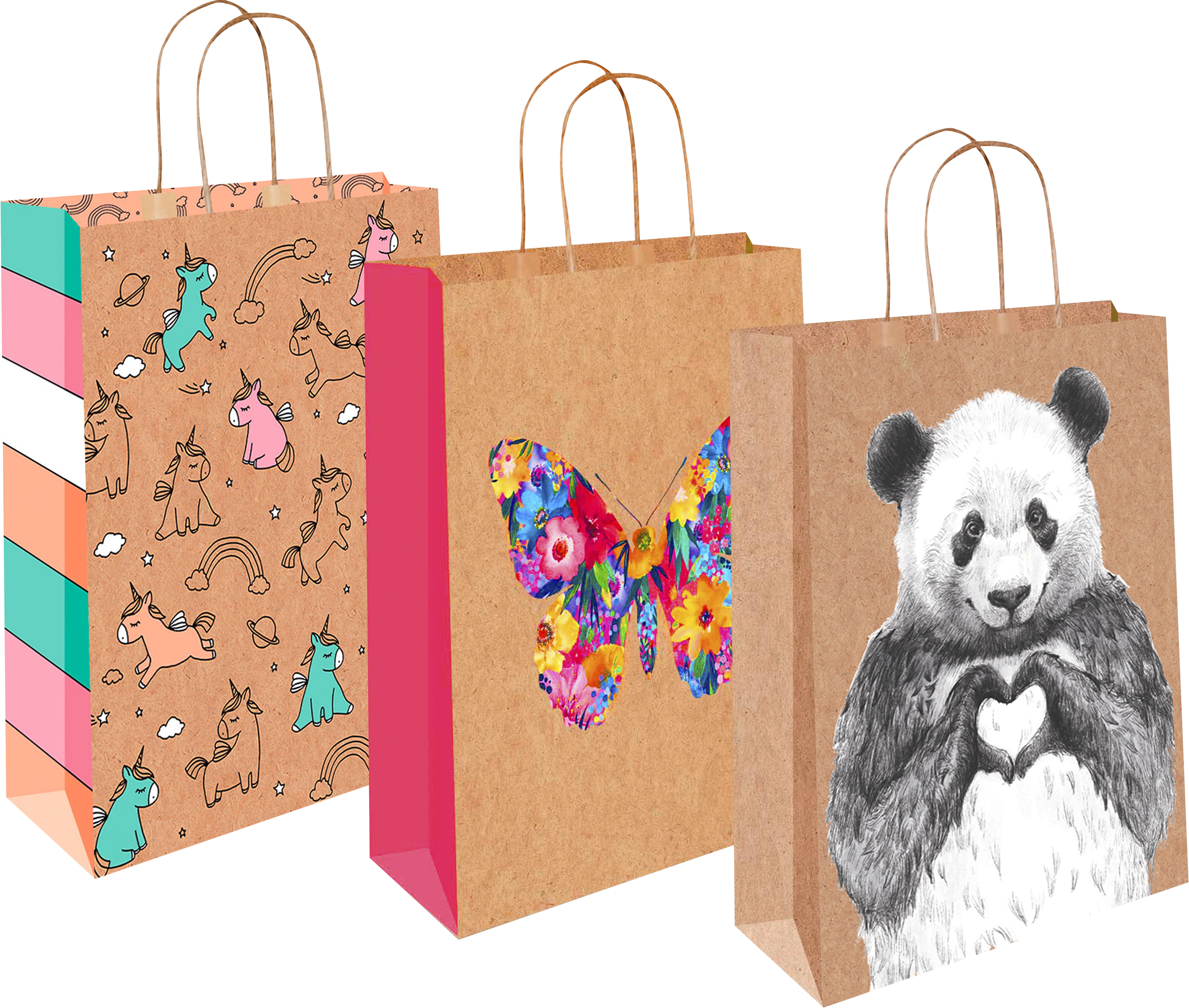 Изображение товара Подарочный пакет АРТ ДИЗАЙН Крафт ВС плотная бумага яркий дизайн