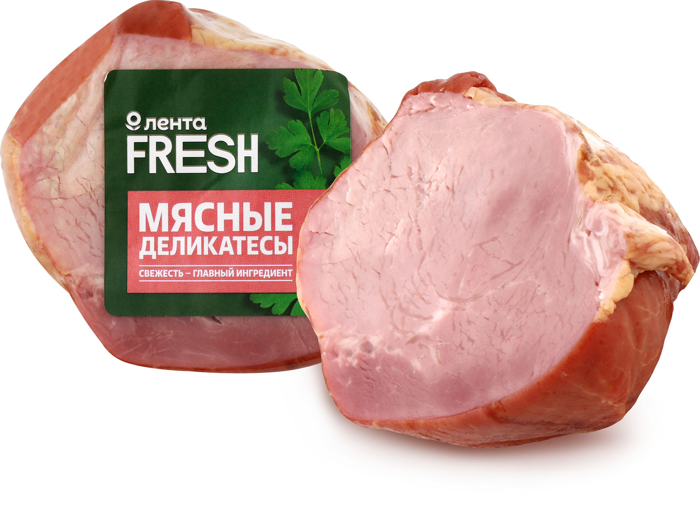 Изображение товара Шейка копчено-вареная из свинины ЛЕНТА FRESH Подмосковная, вакуум, 1 кг