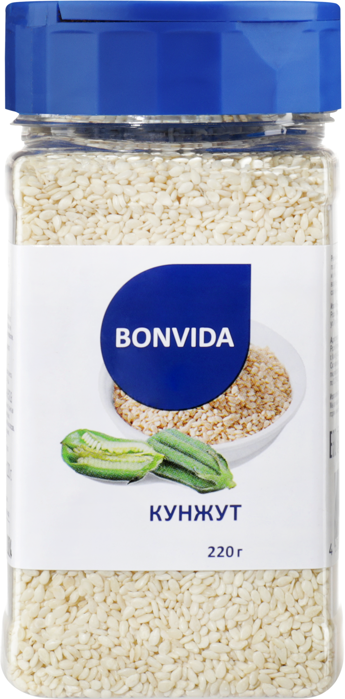 Изображение товара Семена кунжута BONVIDA в упаковке 220г