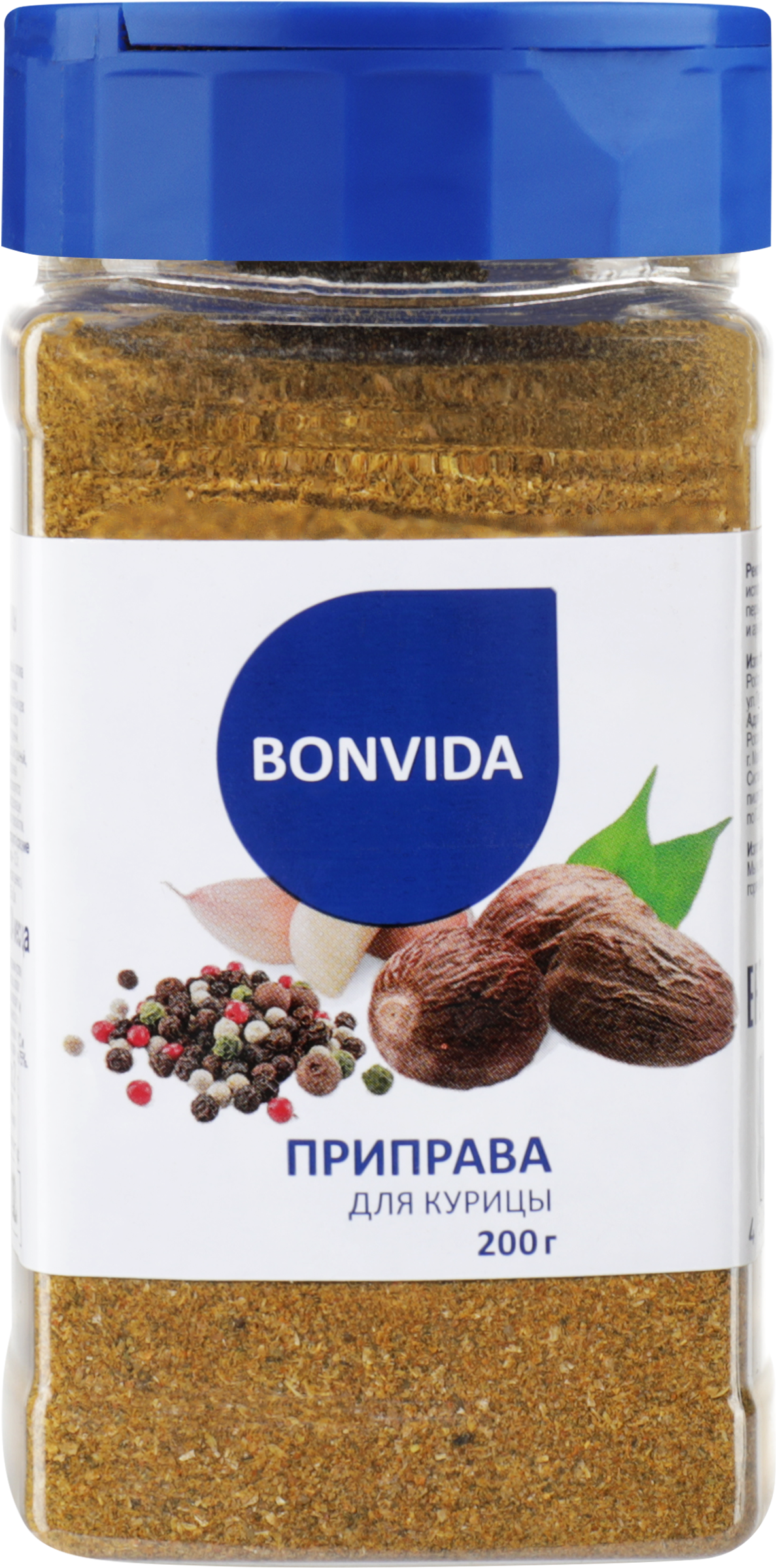 Изображение товара Приправа для курицы BONVIDA, 200г - специи для мяса, ароматная смесь