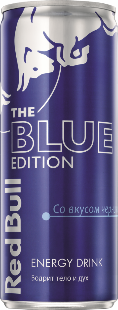 Изображение товара Энергетический напиток RED BULL Blue Edition со вкусом черники 0.25л газированный
