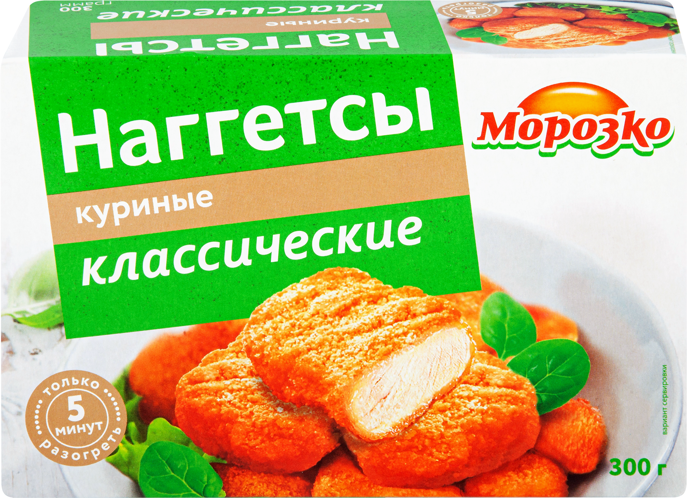 Изображение товара Наггетсы куриные МОРОЗКО, 300г