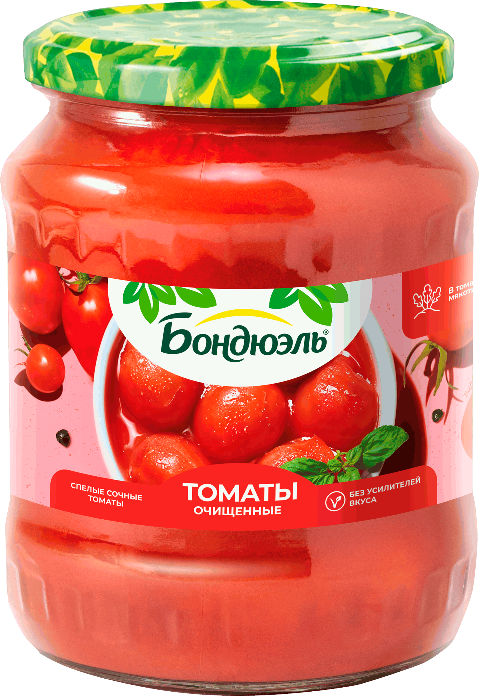 Изображение товара Томаты БОНДЮЭЛЬ очищенные в томатной мякоти, 720мл