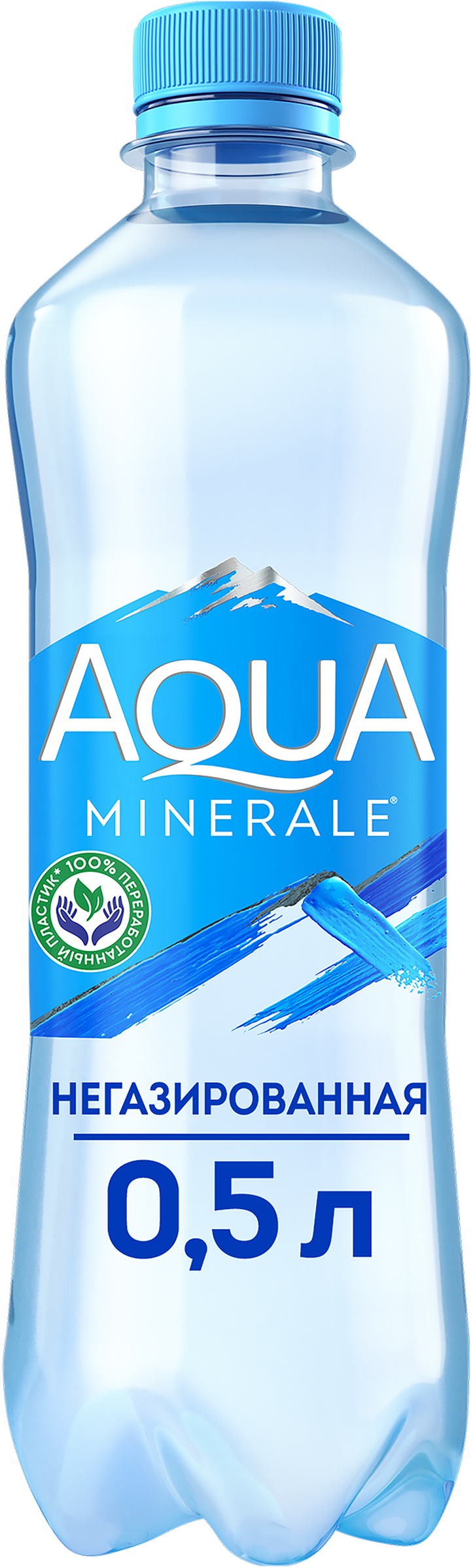 Изображение товара Вода питьевая AQUA MINERALE негазированная 0.5л экологичная упаковка