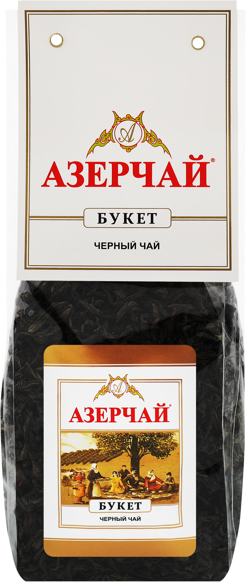 Изображение товара Чай черный АЗЕРЧАЙ Букет, листовой, 200г