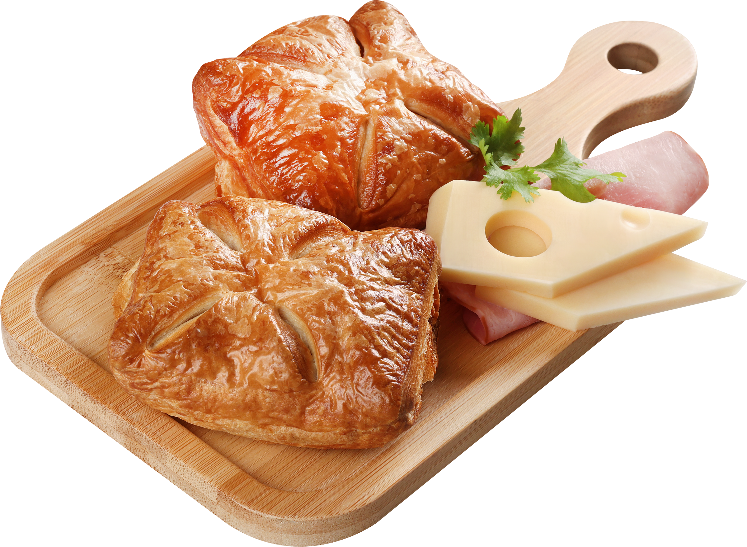 Изображение товара Слойка ЛЕНТА FRESH с ветчиной и сыром, 100г