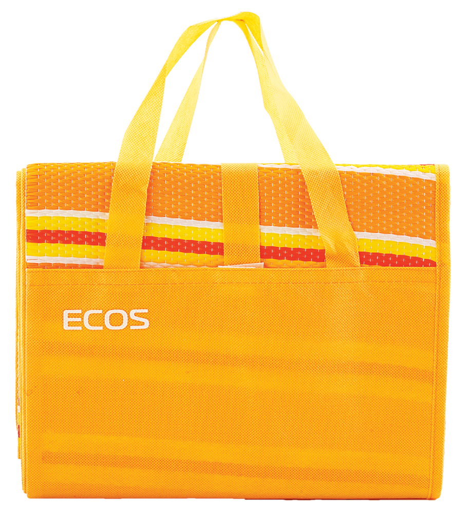 Изображение товара Коврик для пляжа и пикника ECOS 90х180см из пропиленовой соломы из эко-материала