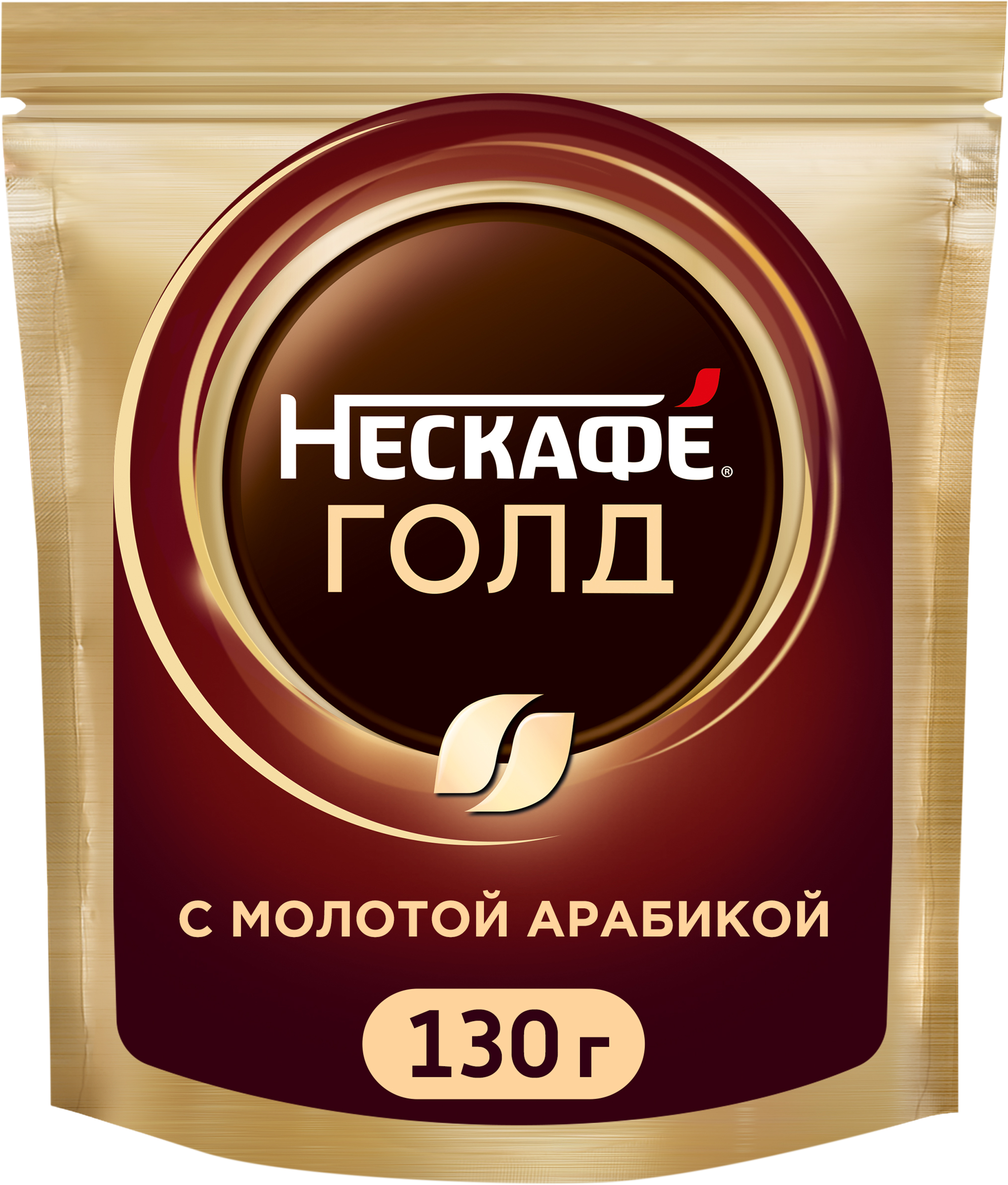 Изображение товара Кофе растворимый НЕСКАФЕ Gold натуральный 130г с насыщенным ароматом и бодрящим вкусом