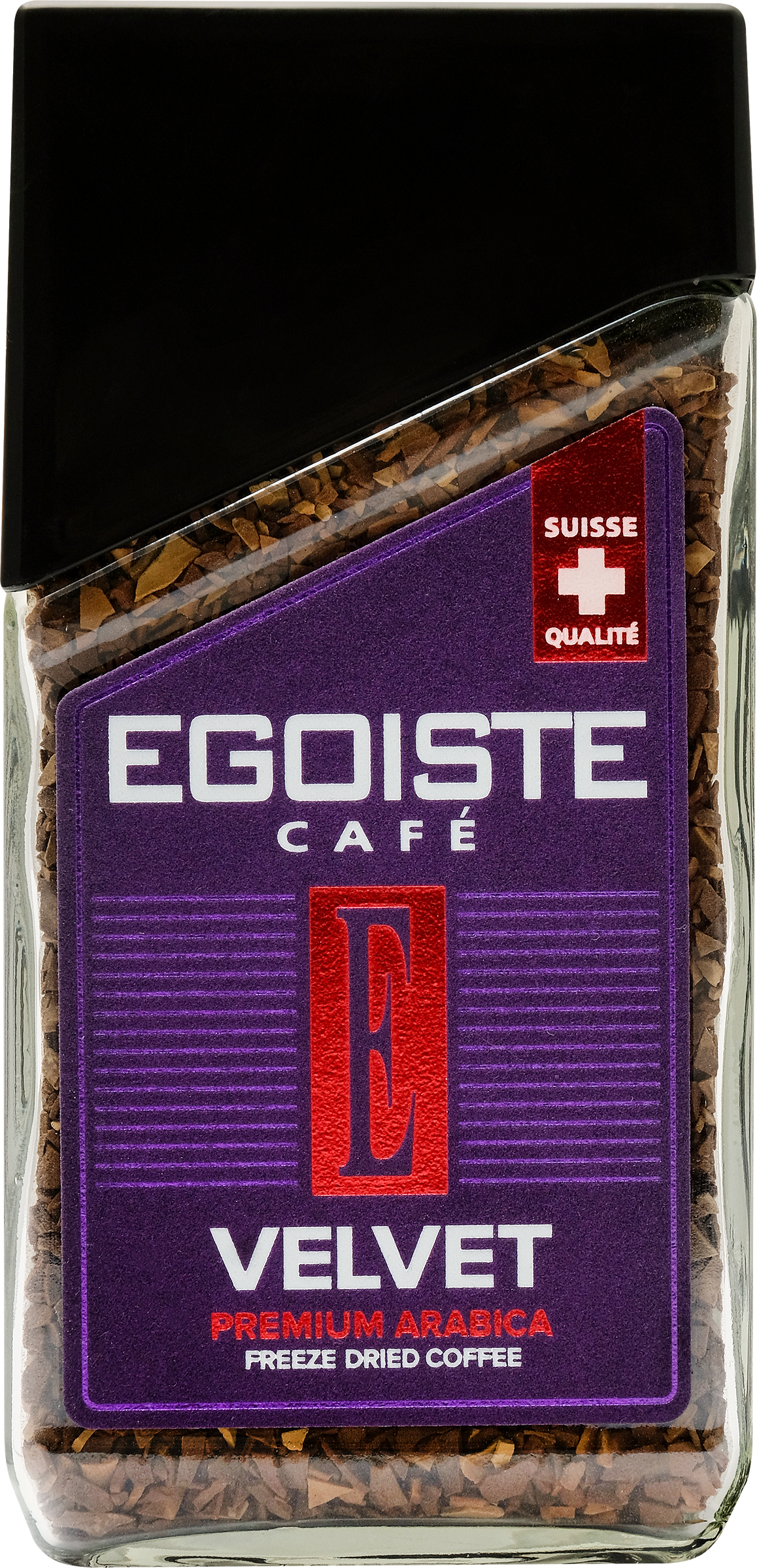 Изображение товара Кофе растворимый EGOISTE Velvet Freeze Jar сублимированный, ст/б, 95г