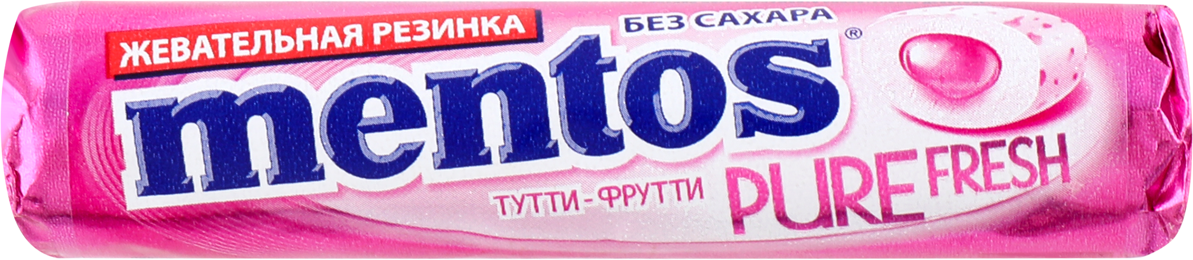 Изображение товара Жевательная резинка MENTOS Pure fresh Тутти-Фрутти, 15,5г