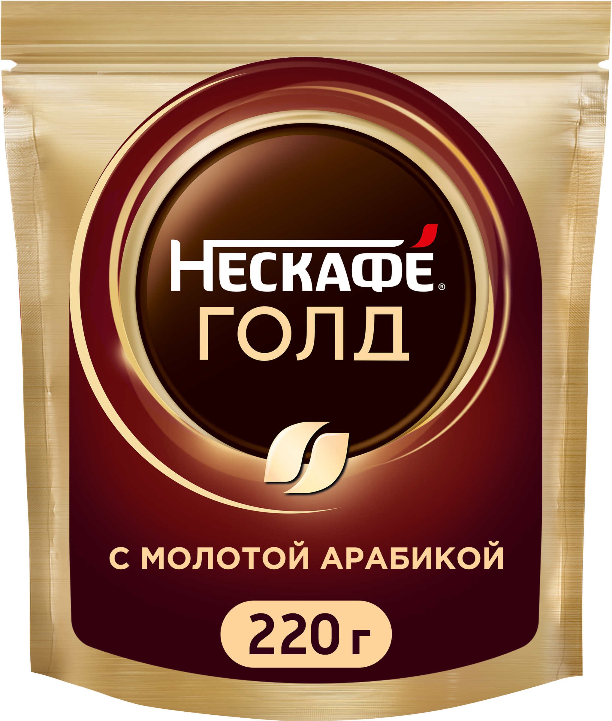 Изображение товара Кофе растворимый НЕСКАФЕ Gold натуральный сублимированный 220г