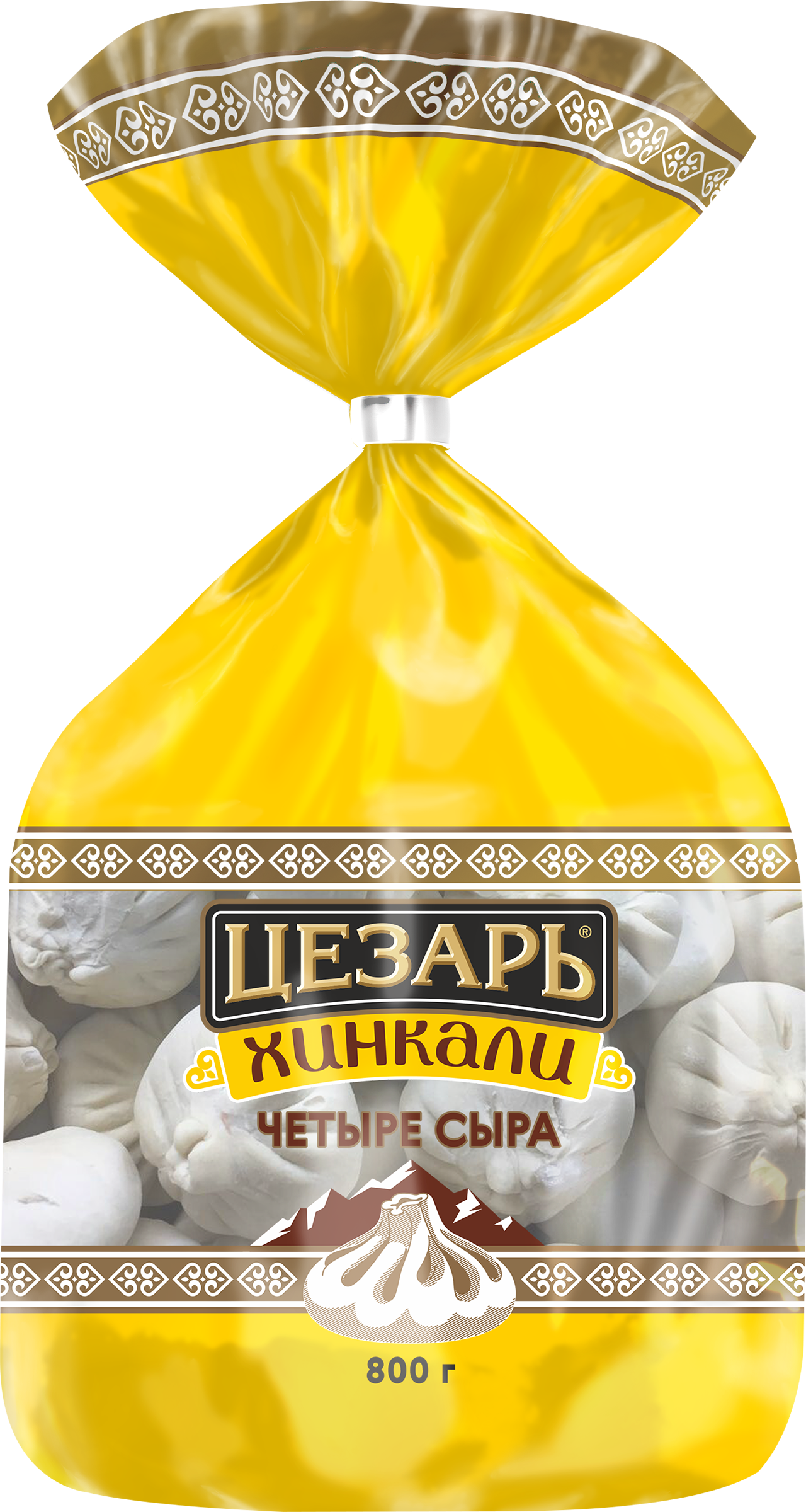 Изображение товара Хинкали ЦЕЗАРЬ 4 сыра 800г - быстрое и вкусное блюдо