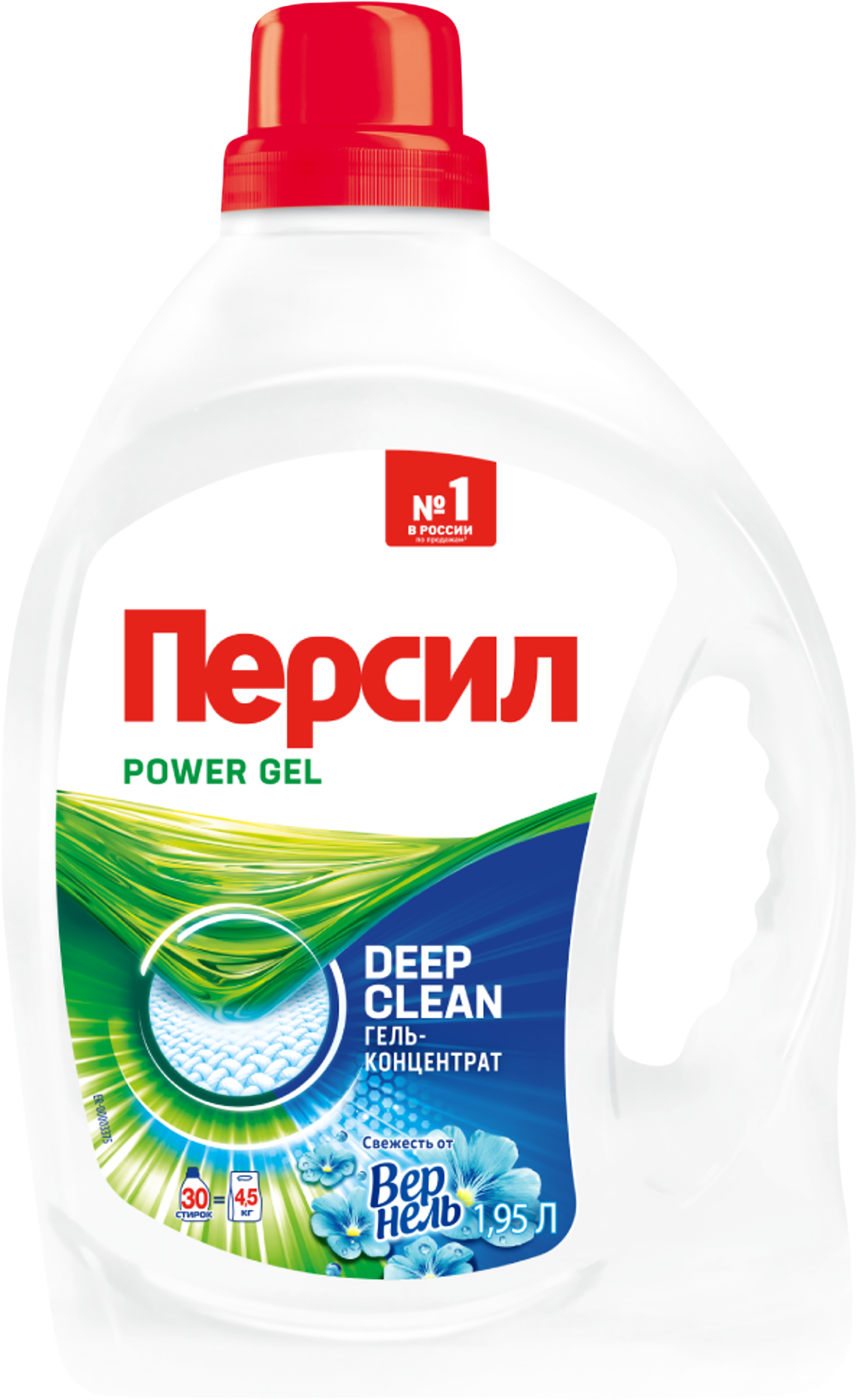 Изображение товара Гель для стирки белого белья ПЕРСИЛ Свежесть от ВЕРНЕЛЬ, 1.95л