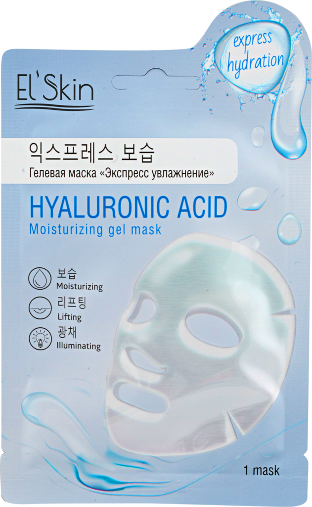 Изображение товара Маска для лица ELSKIN Экспресс-увлажнение, гелевая, 23г