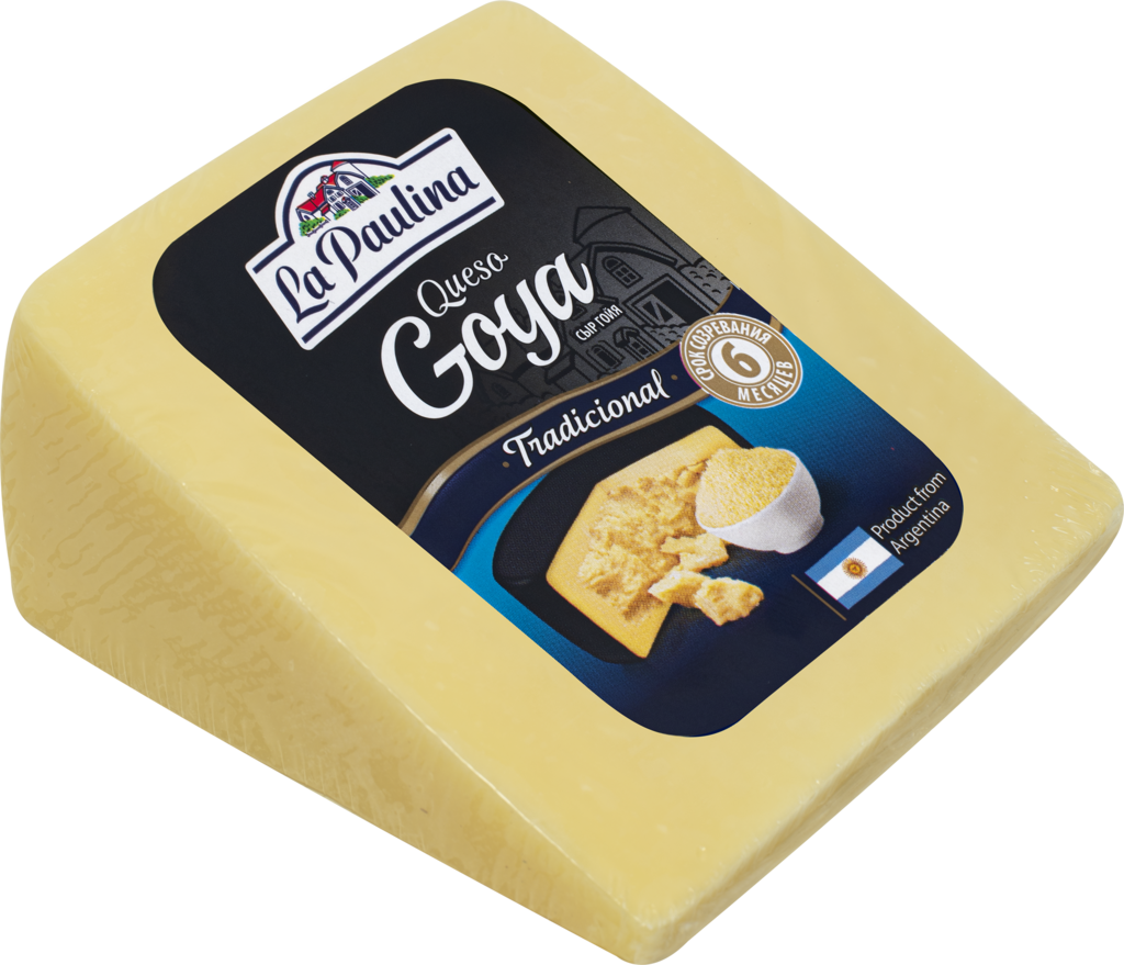 Изображение товара Сыр Гойя 40% LA PAULINA Аргентина твердый сыр без змж  по выгодной цене