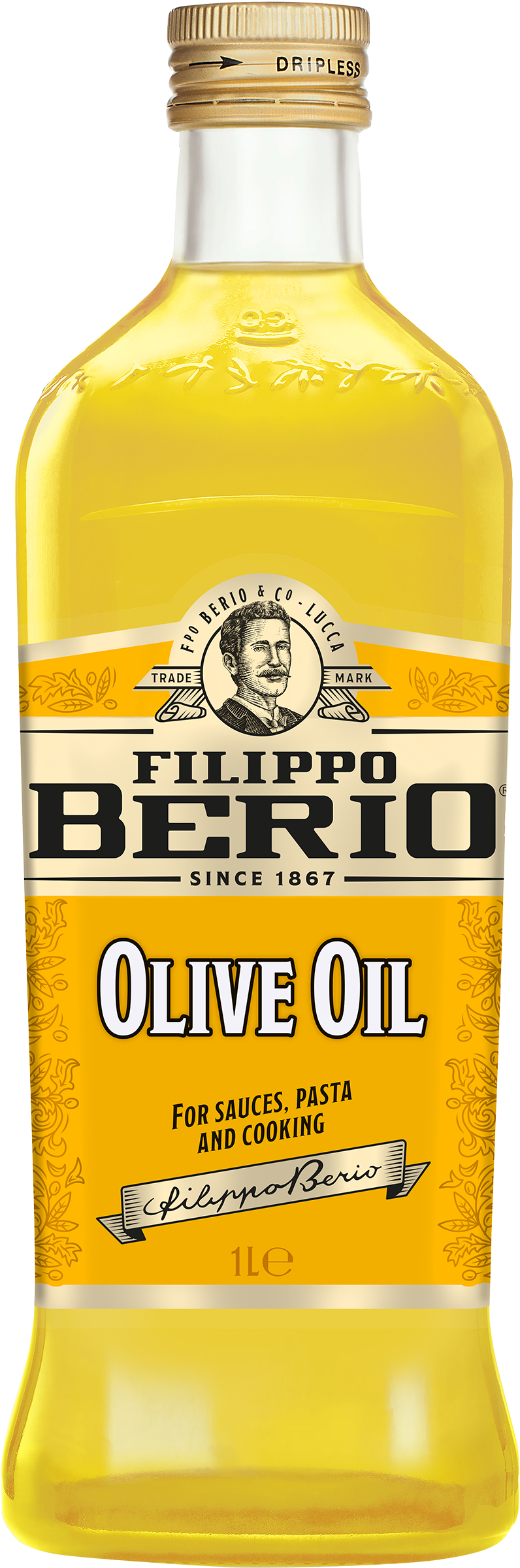 Изображение товара Масло оливковое FILIPPO BERIO Pure рафинированное, 1л