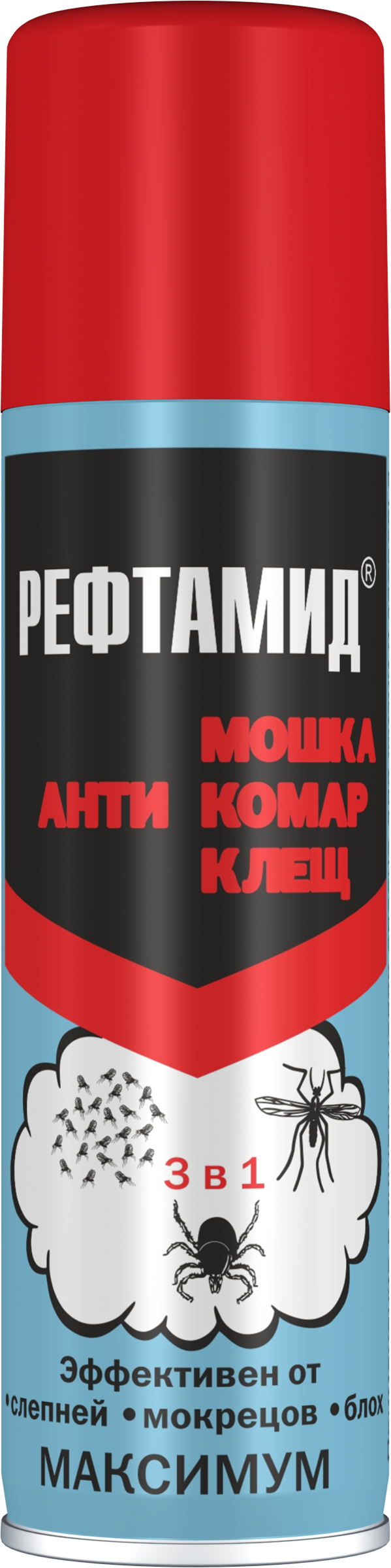 Изображение товара Аэрозоль-репеллент РЕФТАМИД Maximum, 147мл