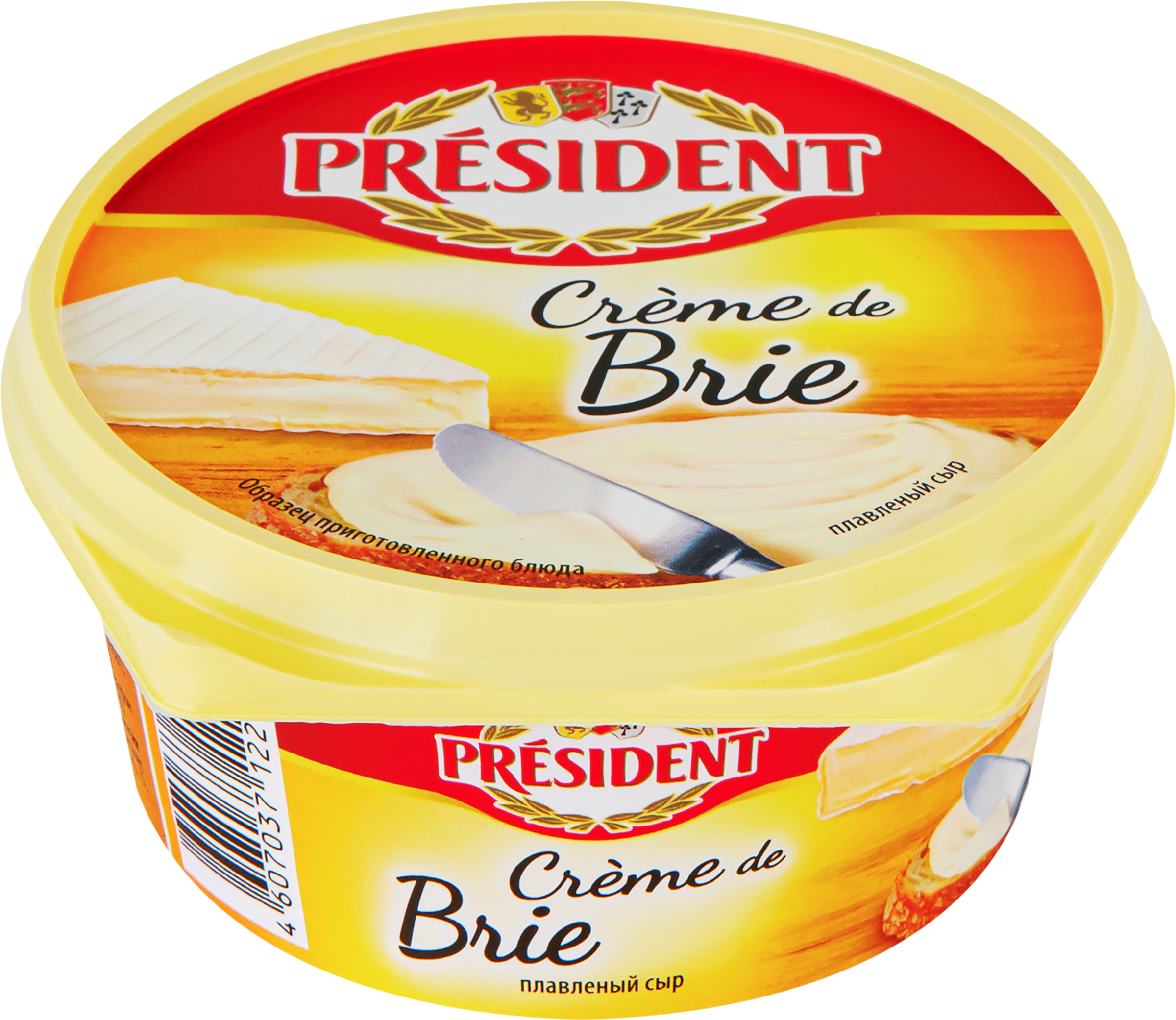 Изображение товара Сыр плавленый PRESIDENT Creme de brie 50%, без змж, 125г