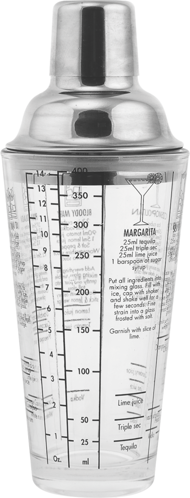 Изображение товара Шейкер мерный APOLLO Daiquiri стекло нержавеющая сталь для коктейлей