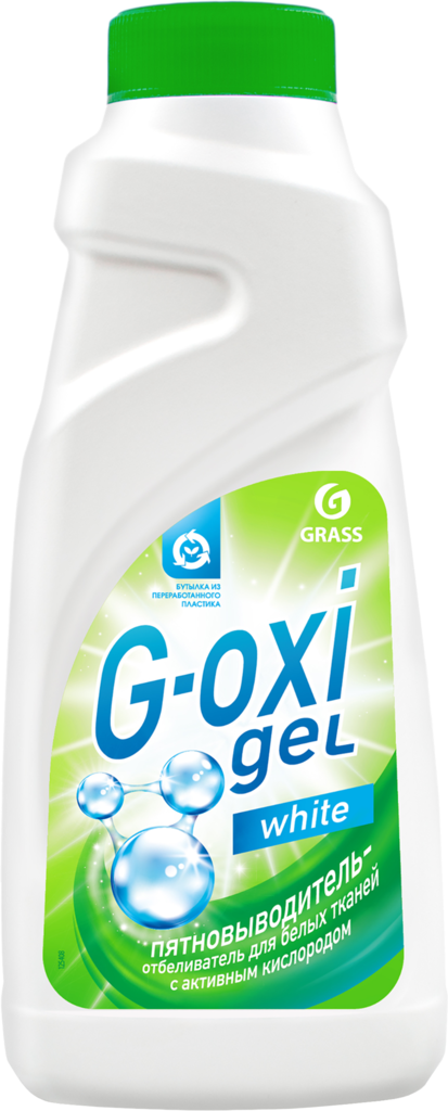 Изображение товара Пятновыводитель жидкий для белых тканей GRASS G-Oxi White 500мл