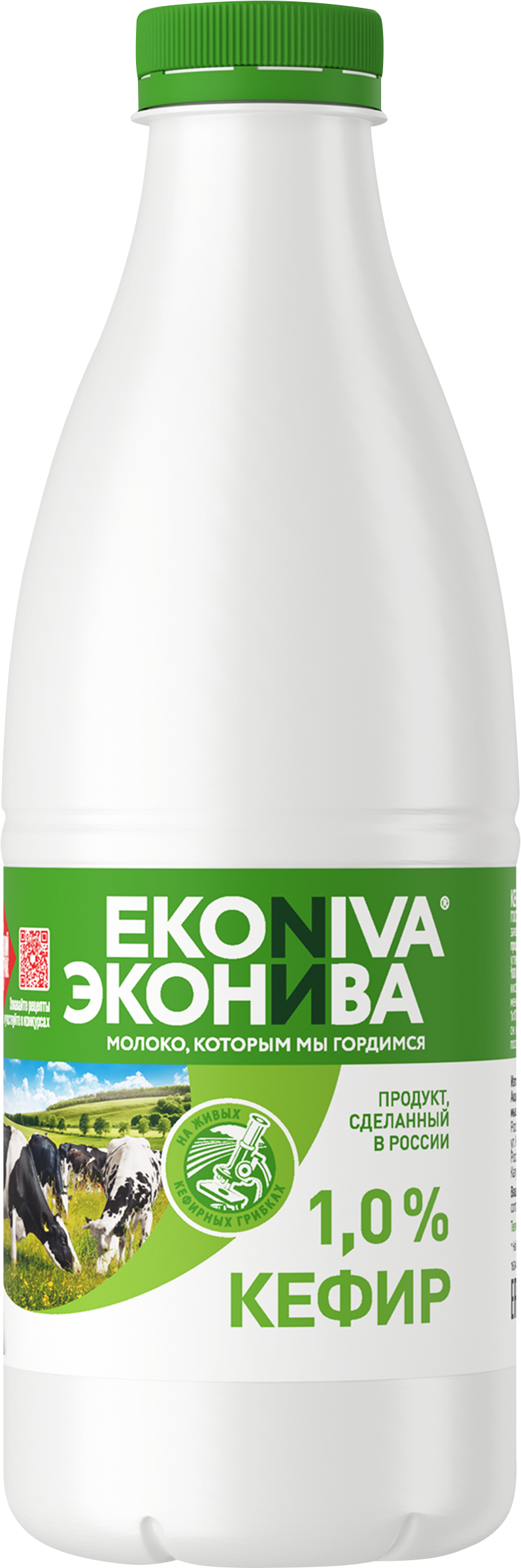 Изображение товара Кефир ЭКОНИВА 1%, без змж, 1000г