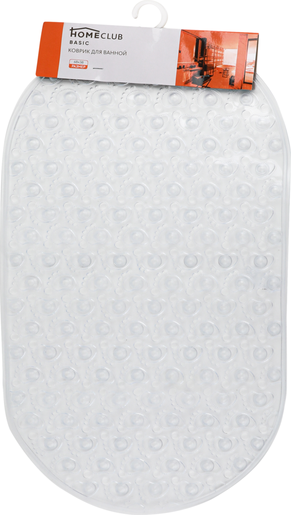Изображение товара Коврик для ванной HOMECLUB Венеция 68х38см антискользящий быстро сохнущий